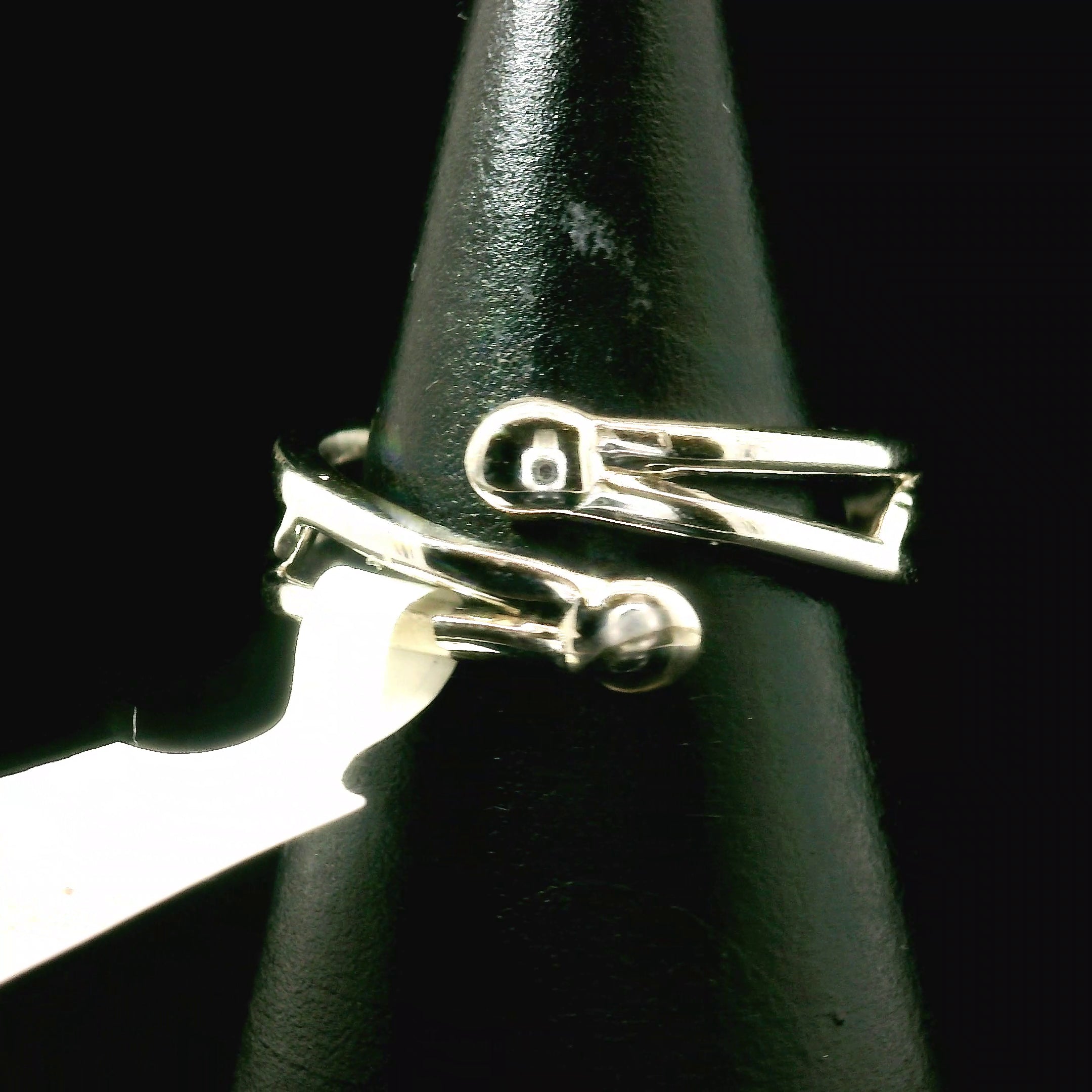 Spessartine Garnet Cuff Ring .925 Silver for Passion and Manifestation