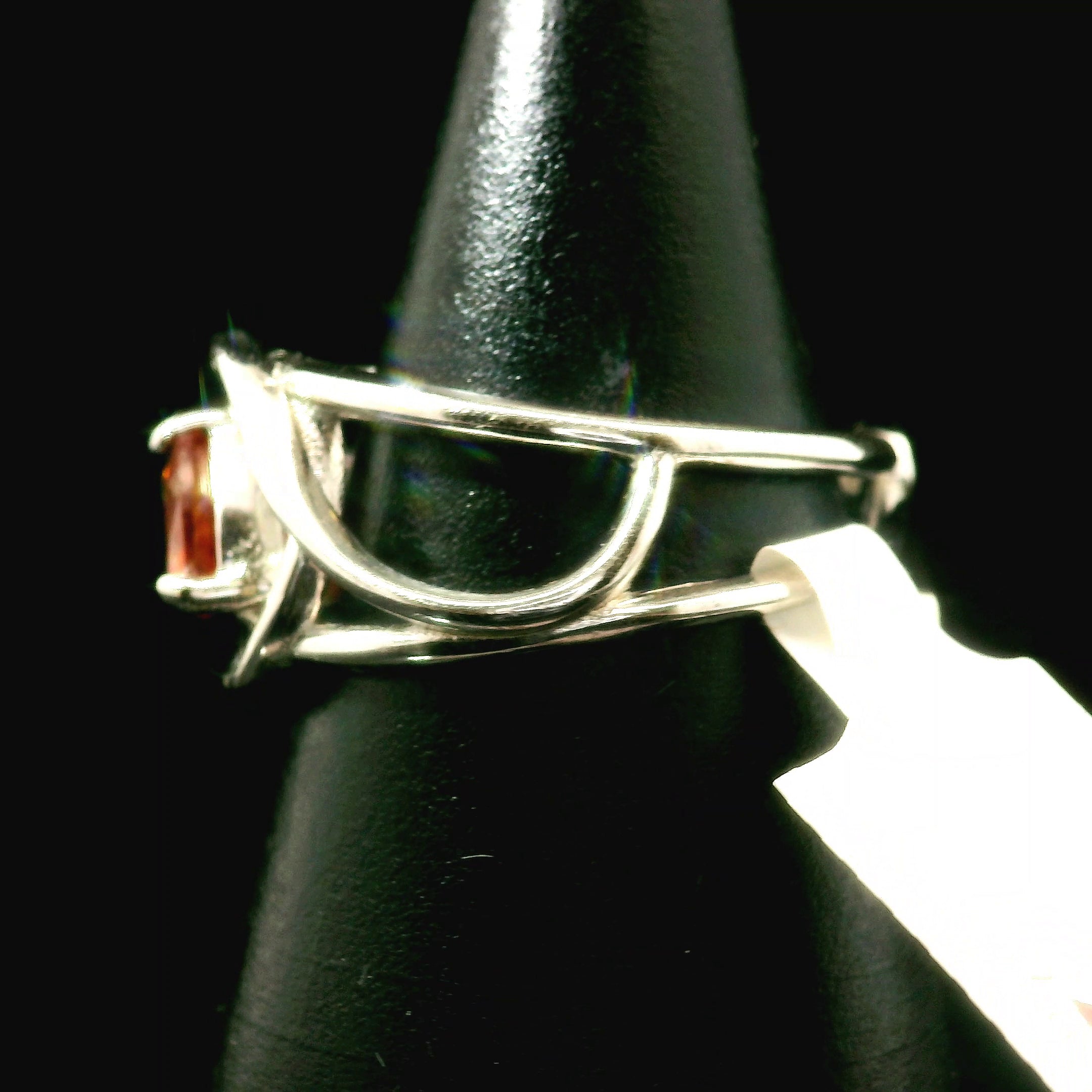 Triplite Cuff Ring 925 Silver for Joy, Love and Empowerment