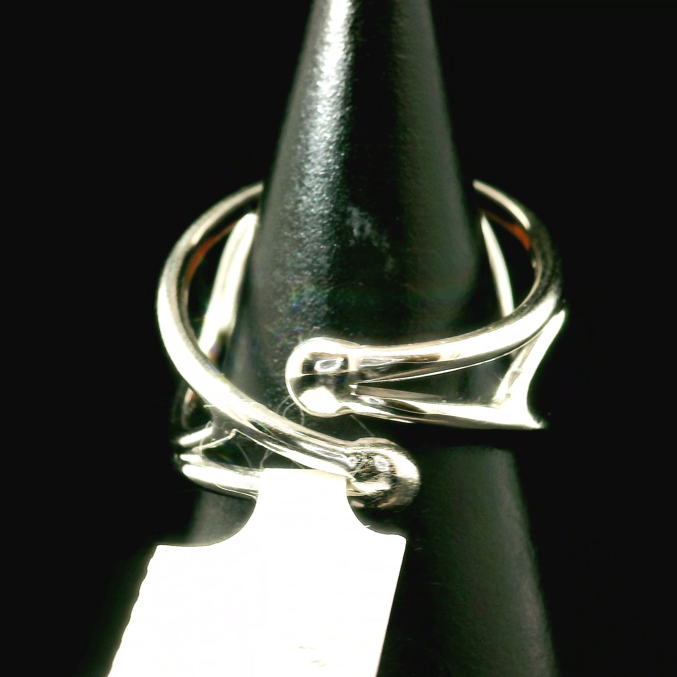 Sunstone Turtle Cuff Ring .925 Silver for Confidence and Strength