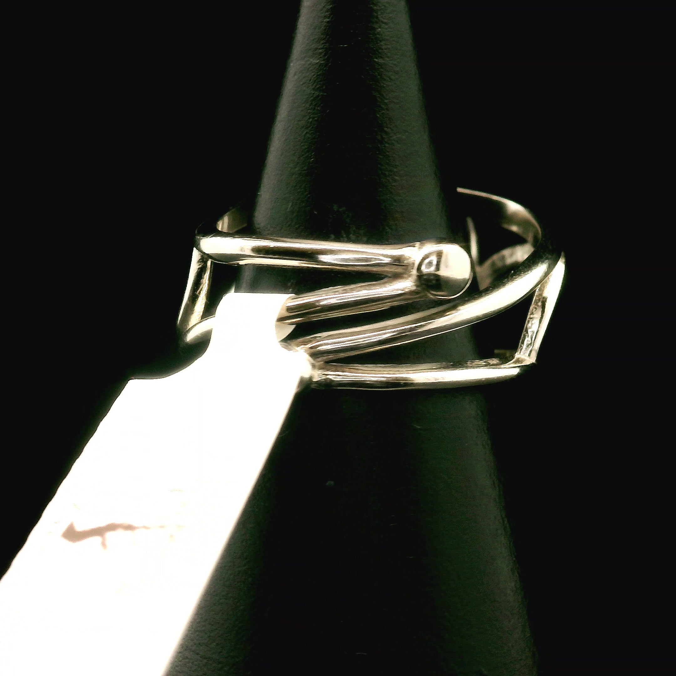 Imperial Topaz Cuff Ring .925 Sterling Silver for Spiritual Transformation