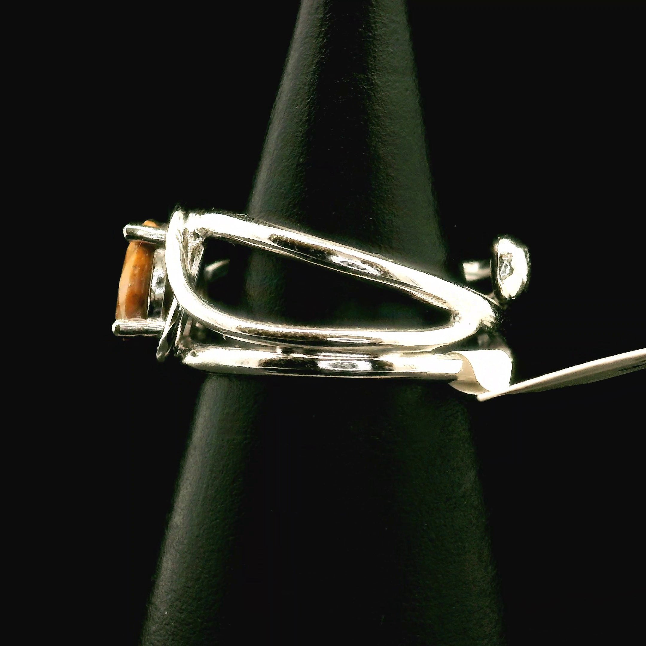 Mookaite Jasper Midi Cuff Ring .925 Silver for Personal Power and Youthful Beauty