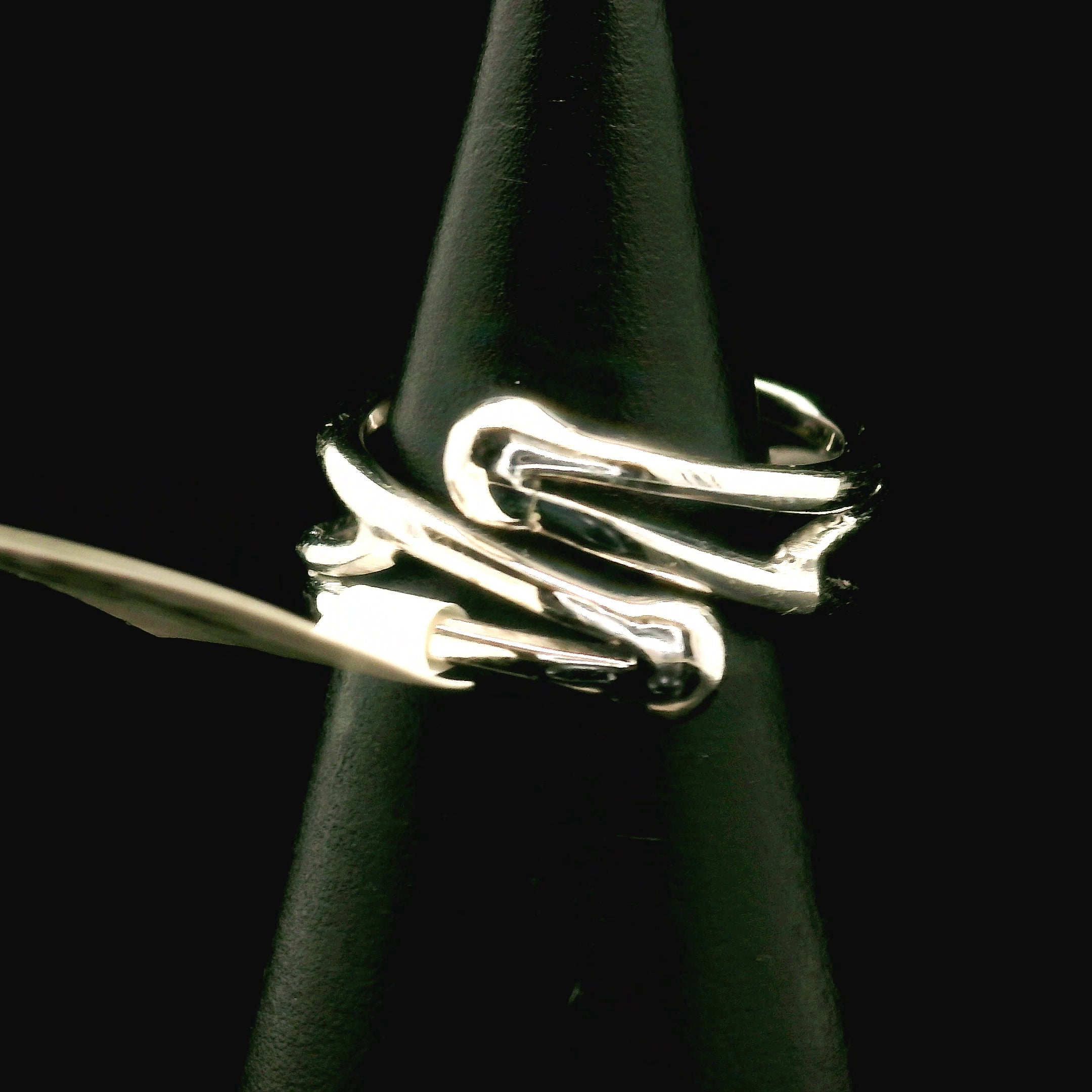 Mookaite Jasper Midi Cuff Ring .925 Silver for Personal Power and Youthful Beauty