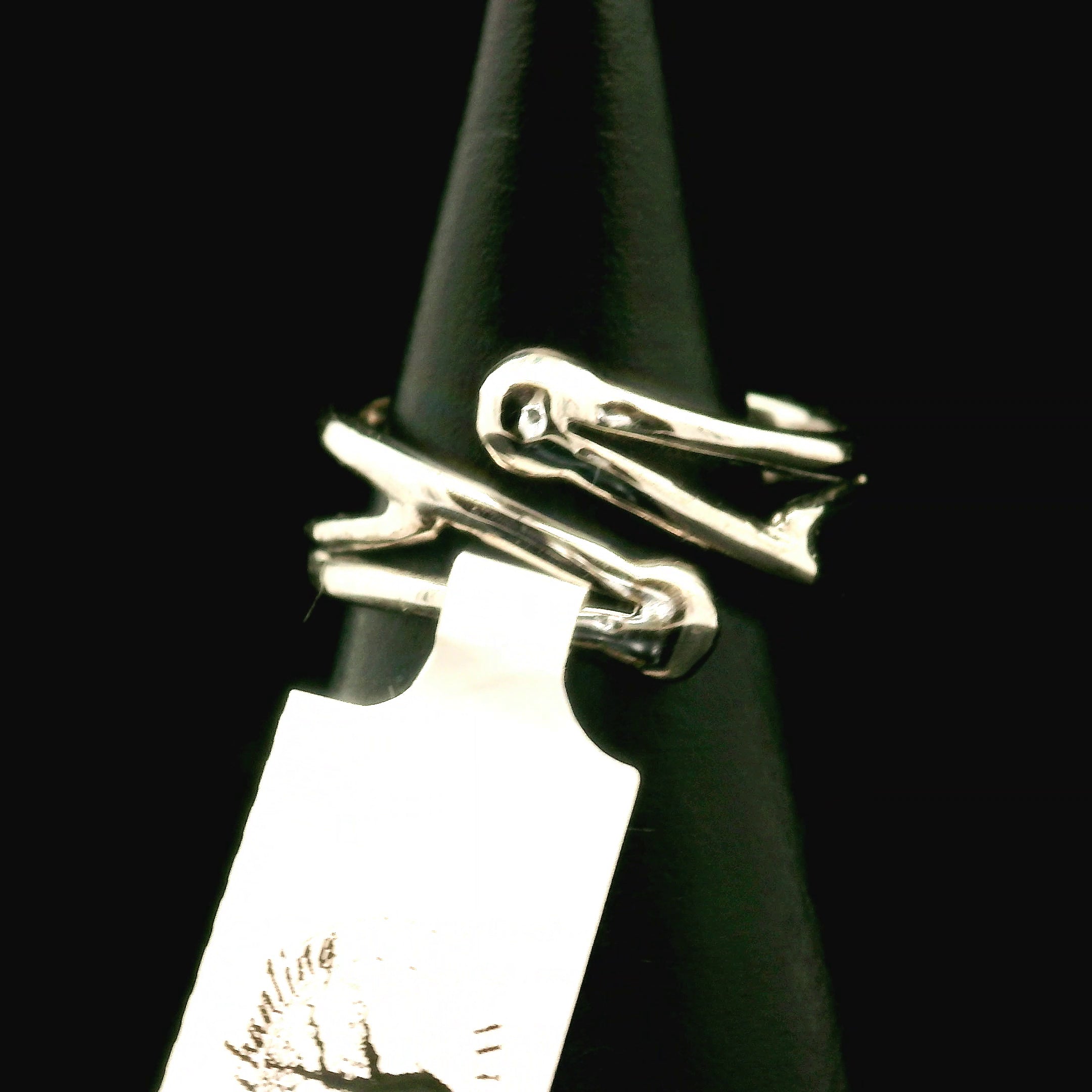 Pyrite Midi Cuff Ring .925 Silver for Luck & Manifestation