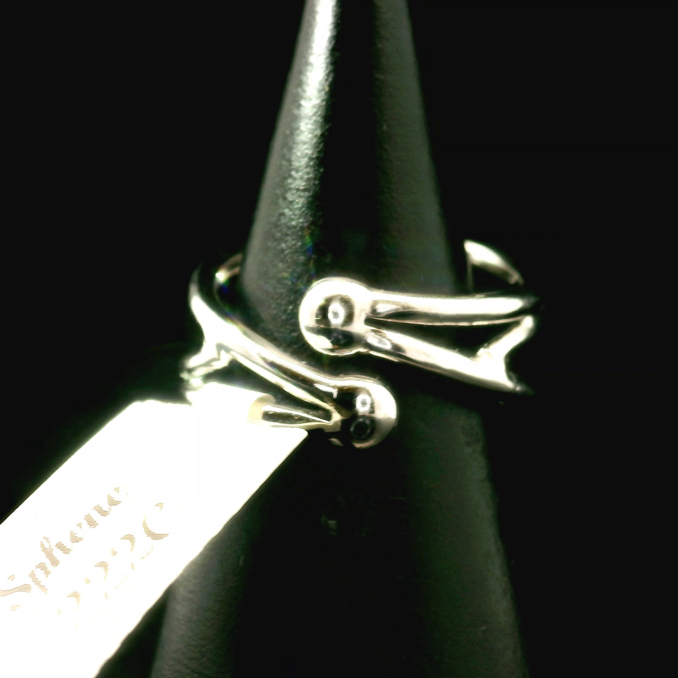 Sphene Cuff Ring .925 Silver for Revitalizing your Life Force Energy and Accelerates Manifestations