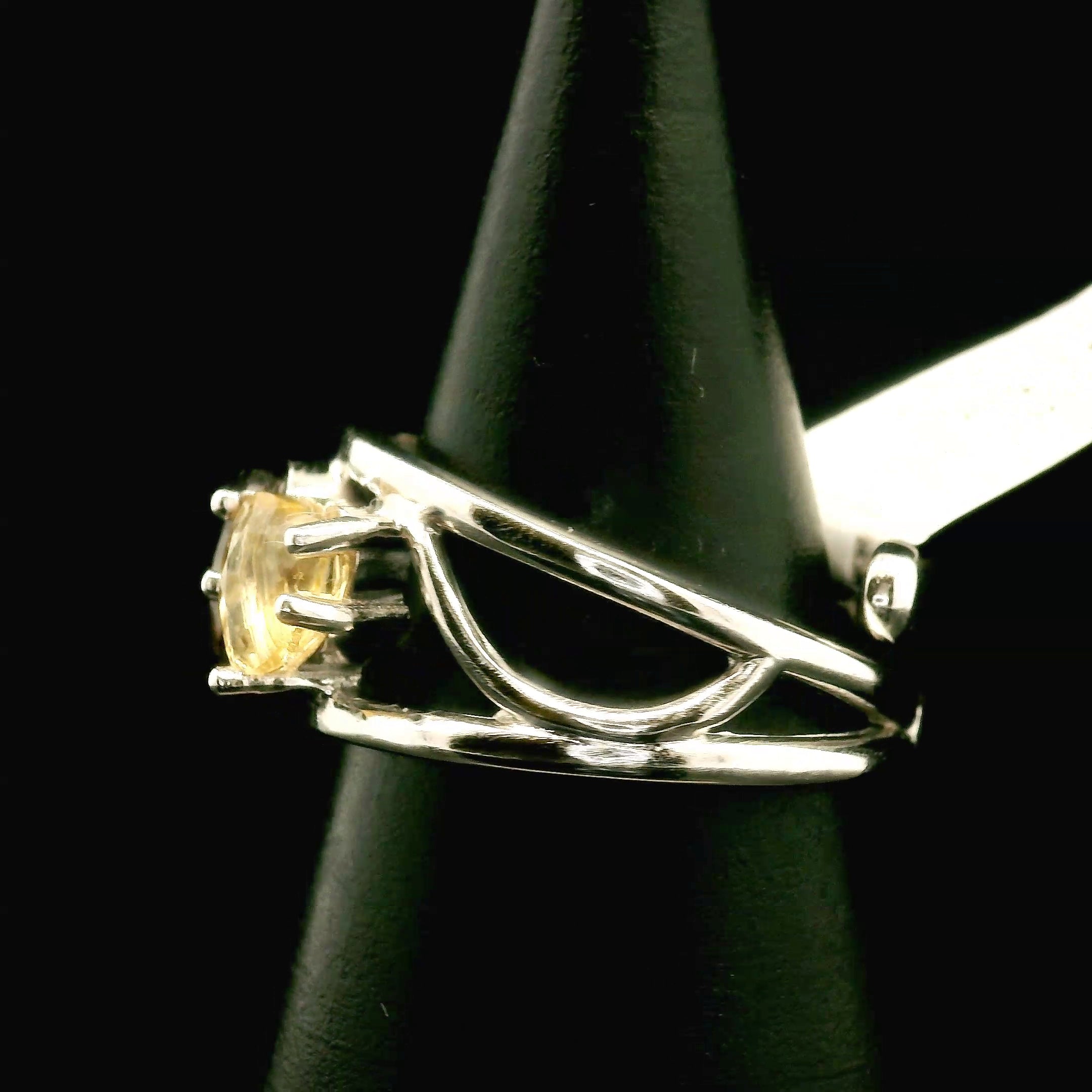 Amethyst Crown Cuff Ring 925 Silver for Elevating your Energy and Protection