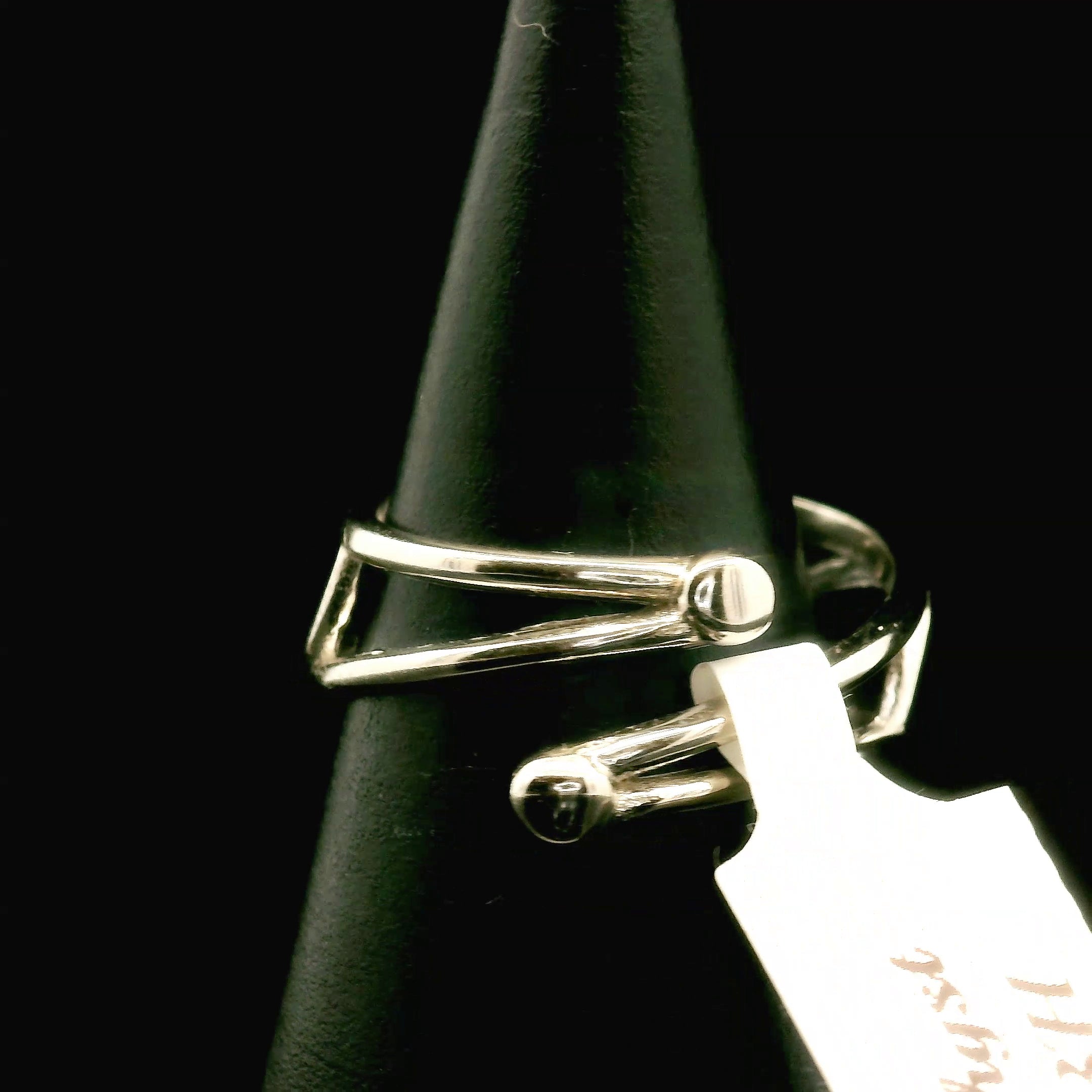 Amethyst Locket Cuff Ring .925 Silver for Enhancing your Intuitive Gifts