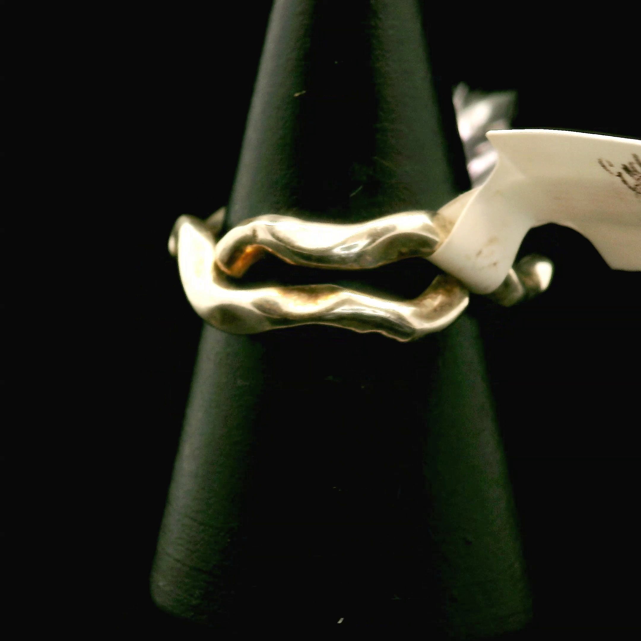 Ametrine and Mali Garnet Ring .925 Silver for Empowerment & Harmony