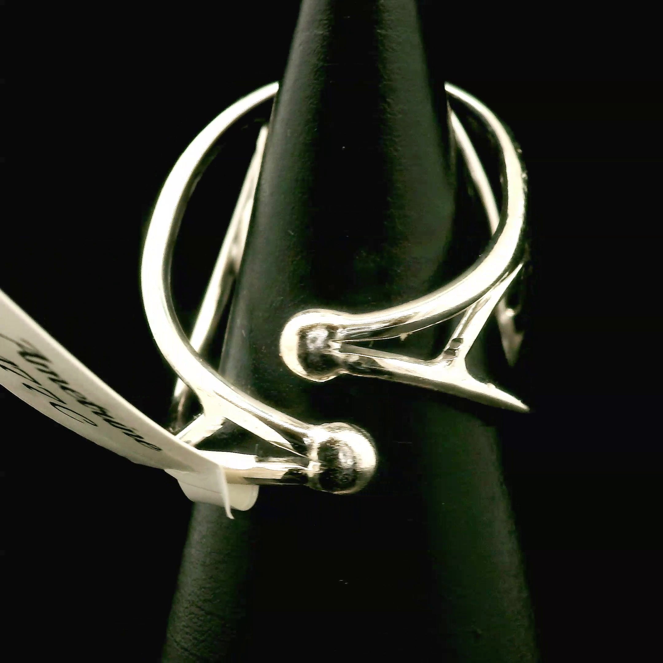 Ametrine Ninetails Cuff Ring .925 Silver for Empowerment & Harmony