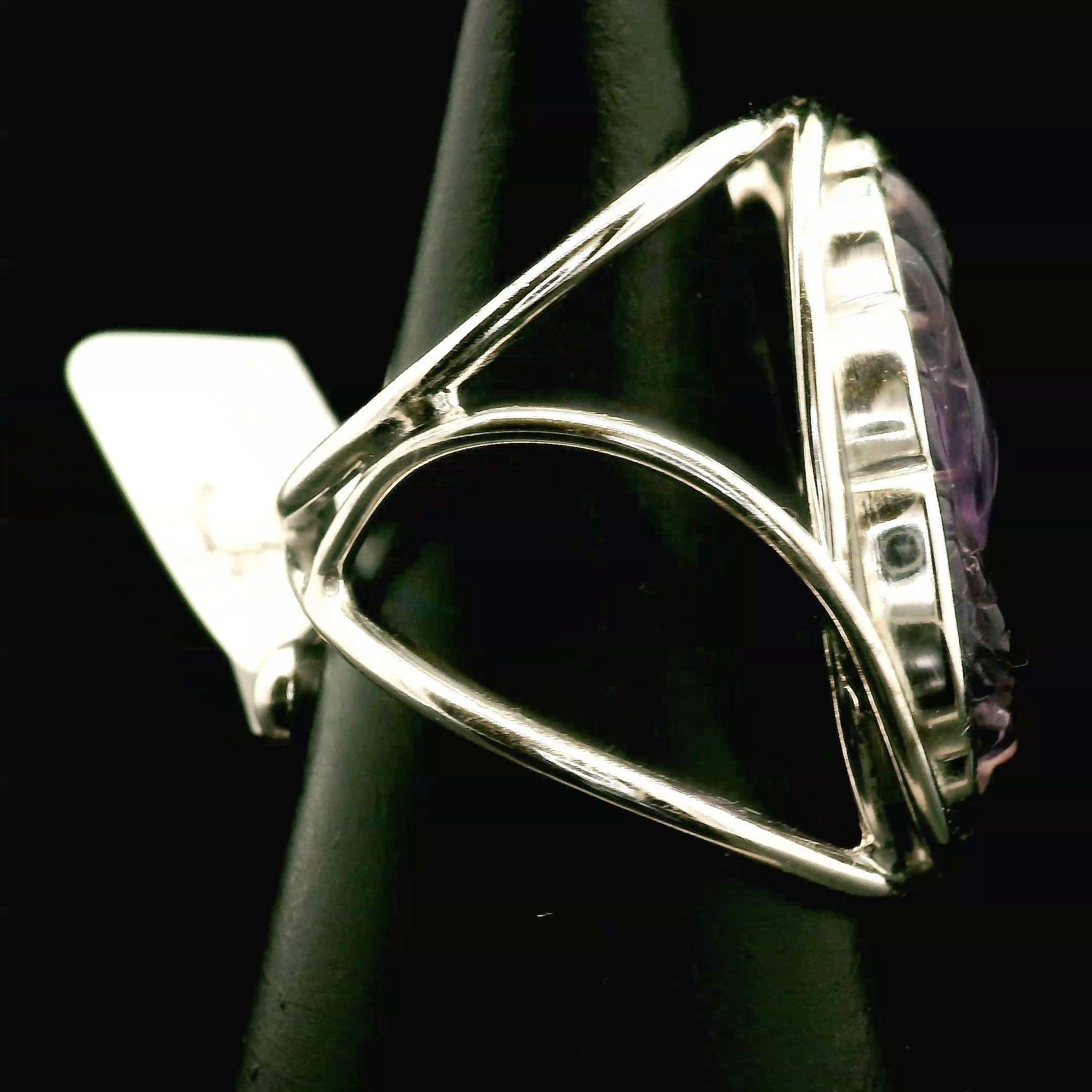 Ametrine Ninetails Cuff Ring .925 Silver for Empowerment & Harmony