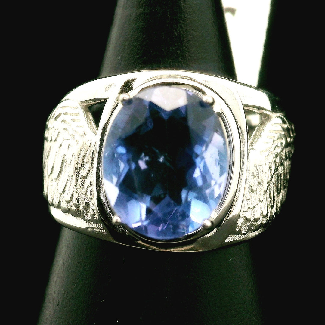 Angel Wings Cuff Ring 925 Silver for Angelic Connection, Guidance and ...
