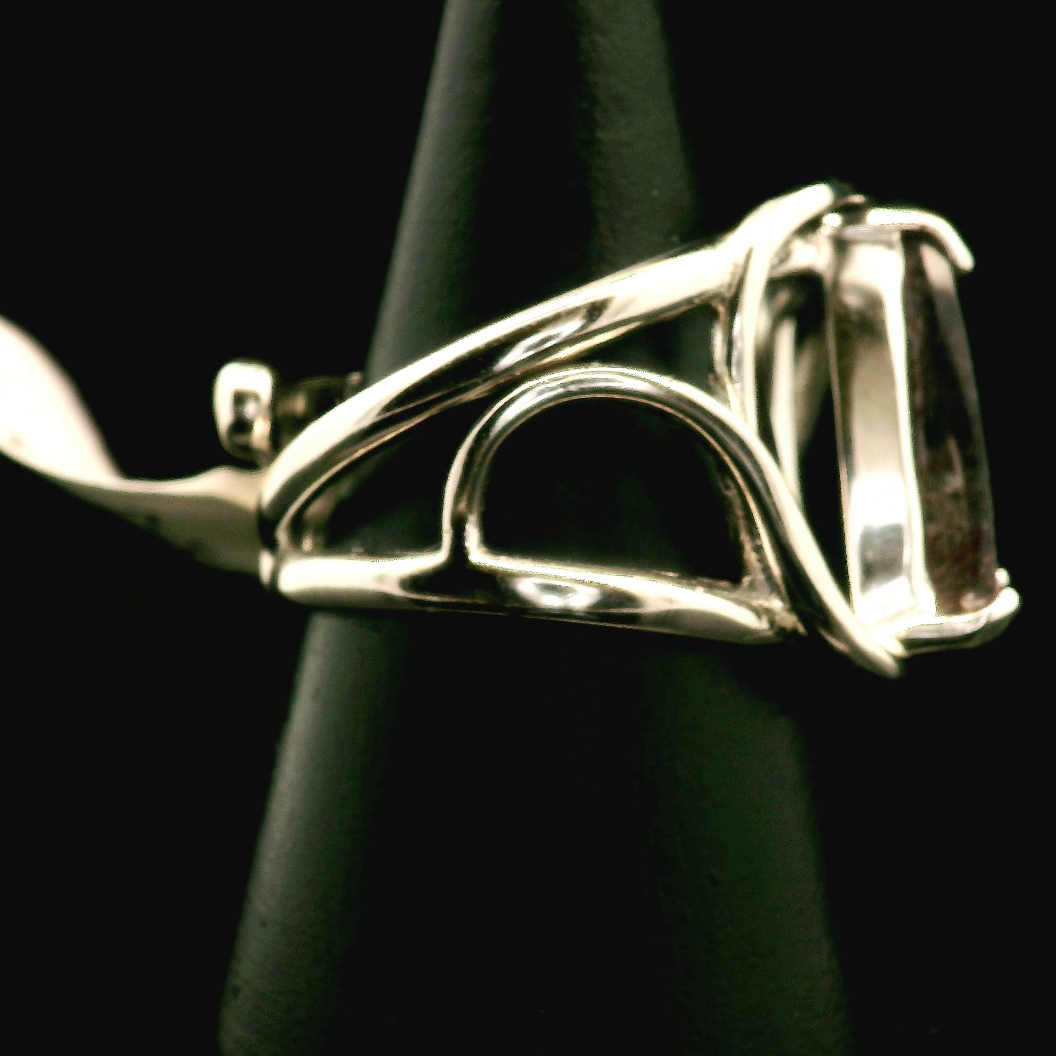 Super 7 Cuff Ring .925 Silver (High Quality) for Awakening your Gifts and Creating your Dream Life