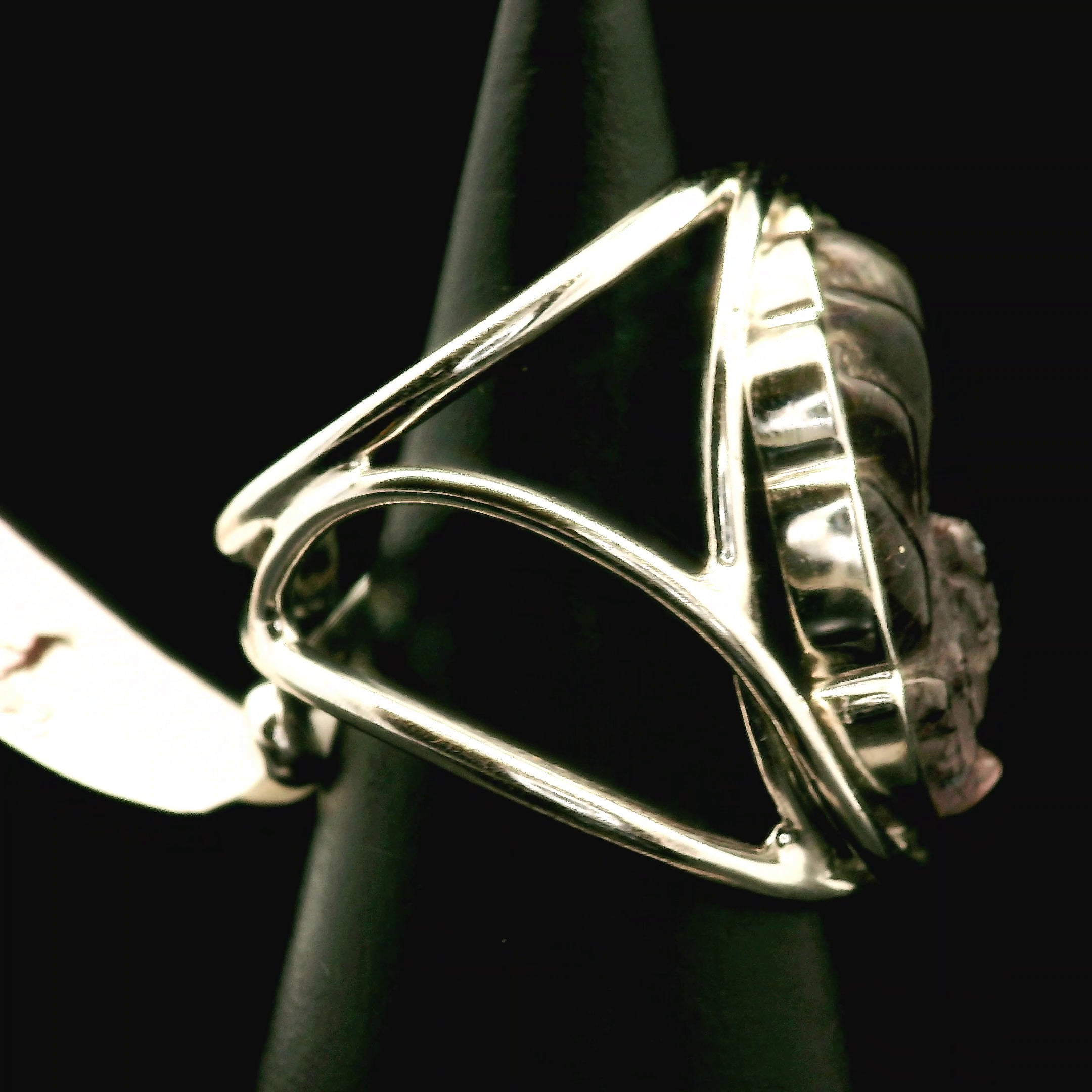 Super 7 Ninetails Cuff Ring .925 Silver for Awakening your Gifts and Creating your Dream Life