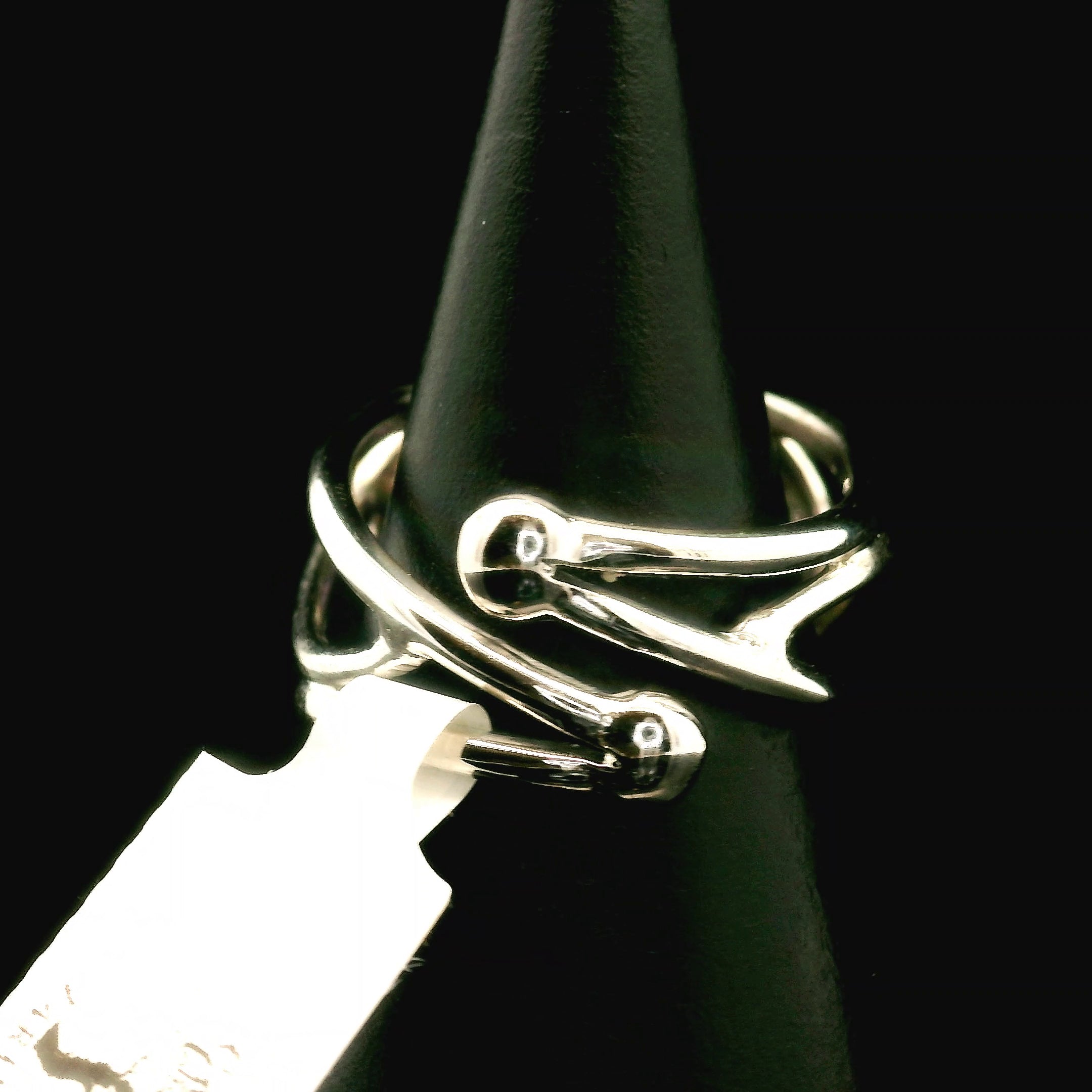 Lavender Jade Cuff Ring .925 Silver for Acceptance and Serenity