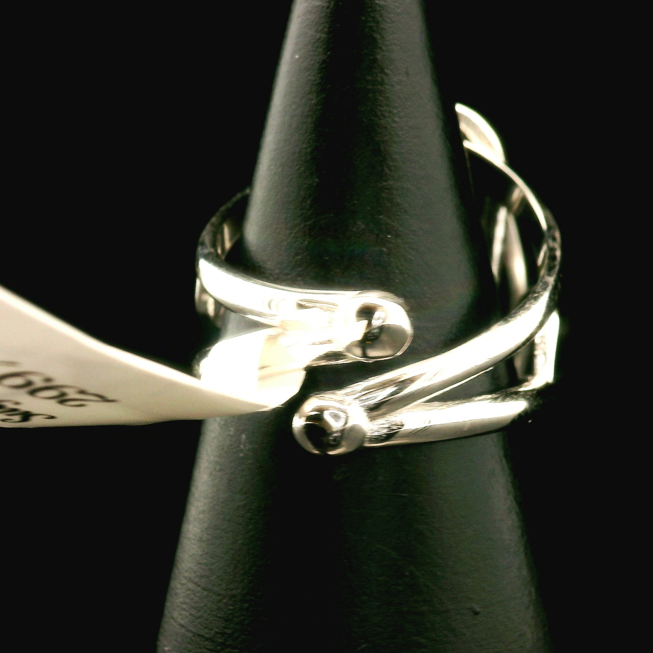 Sugilite Path of Enlightenment Cuff Ring .925 Silver for Enhancing Dreamwork and Discovery of Your Path