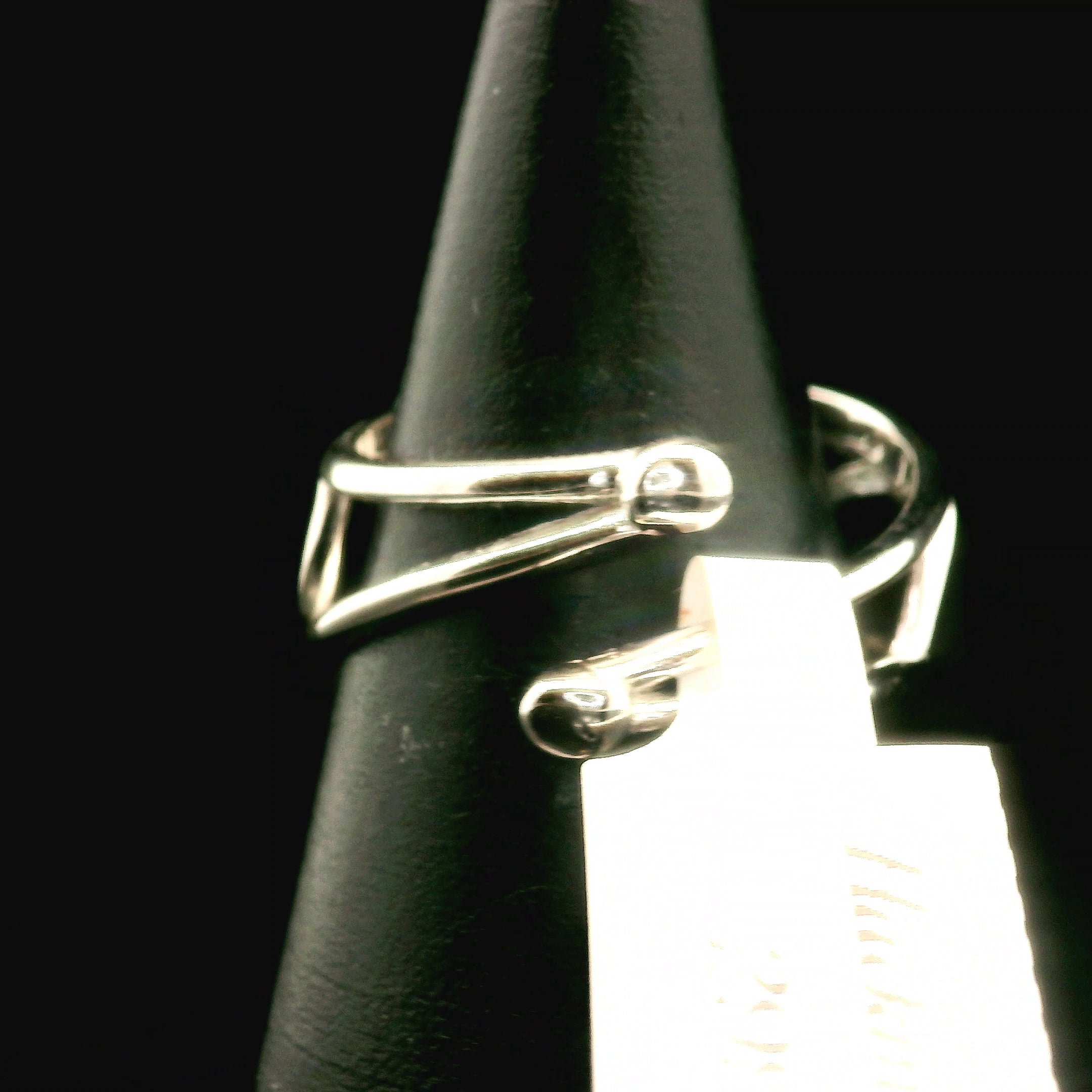 Hackmanite Cuff Ring .925 Silver for Spiritual Awakening