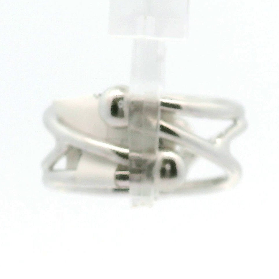 Moldavite Star Cuff Ring .925 Silver for Creating your Dream Life
