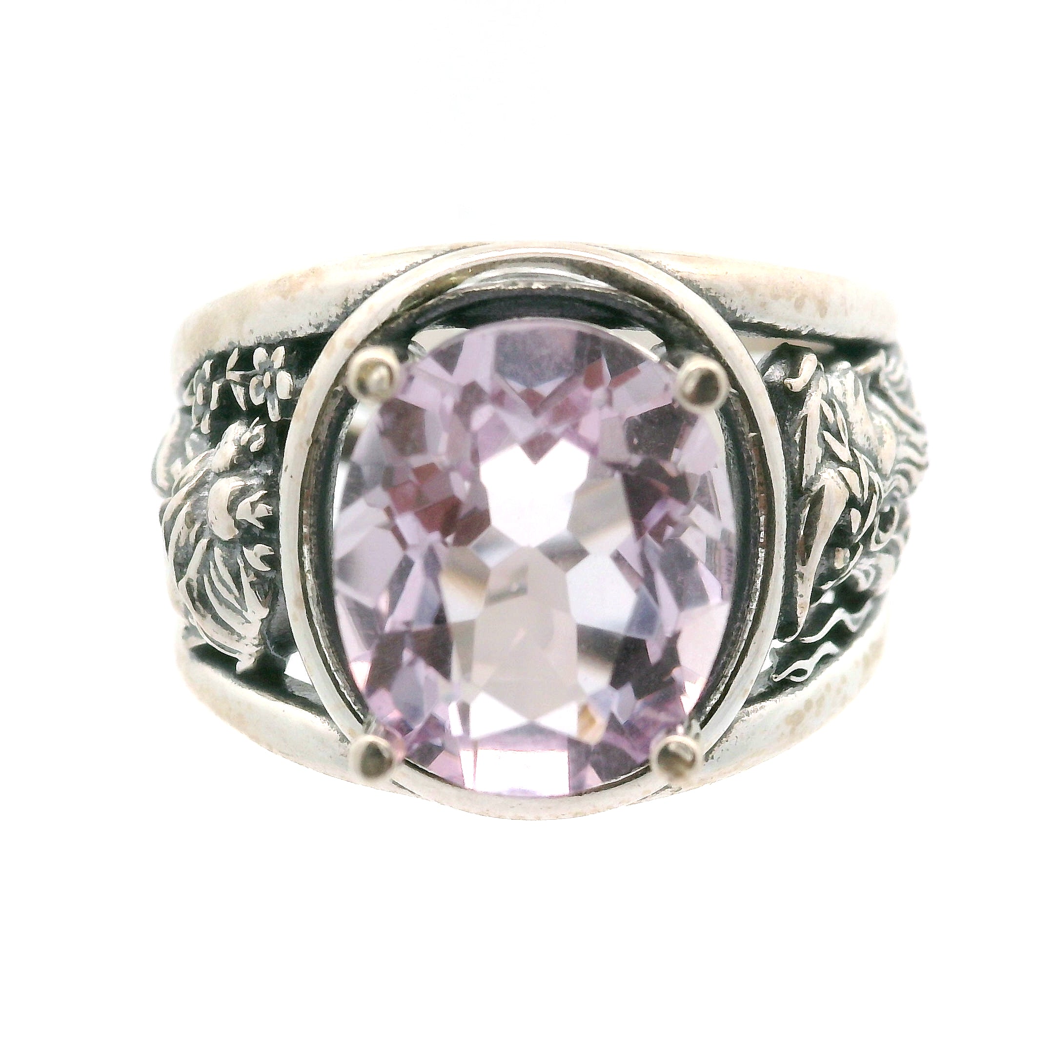 Hades + Persephone Cuff Ring .925 Silver for Health and Strength