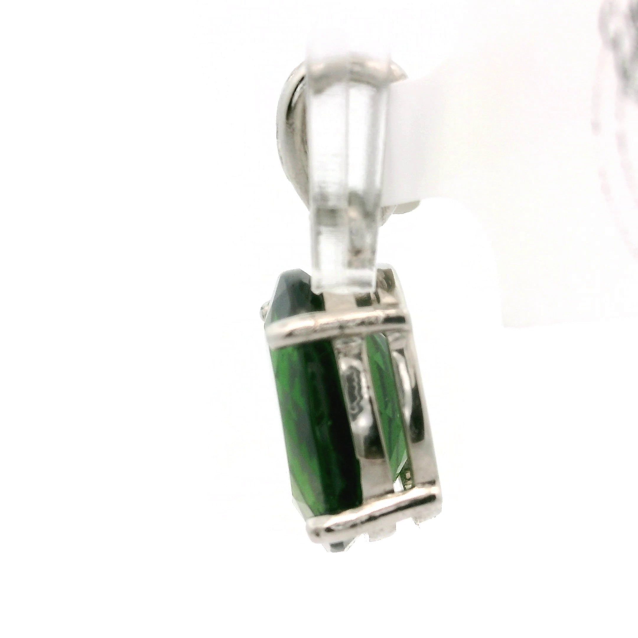 Chrome Diopside Pendant .925 Silver for Embracing Love, Healing and Balance
