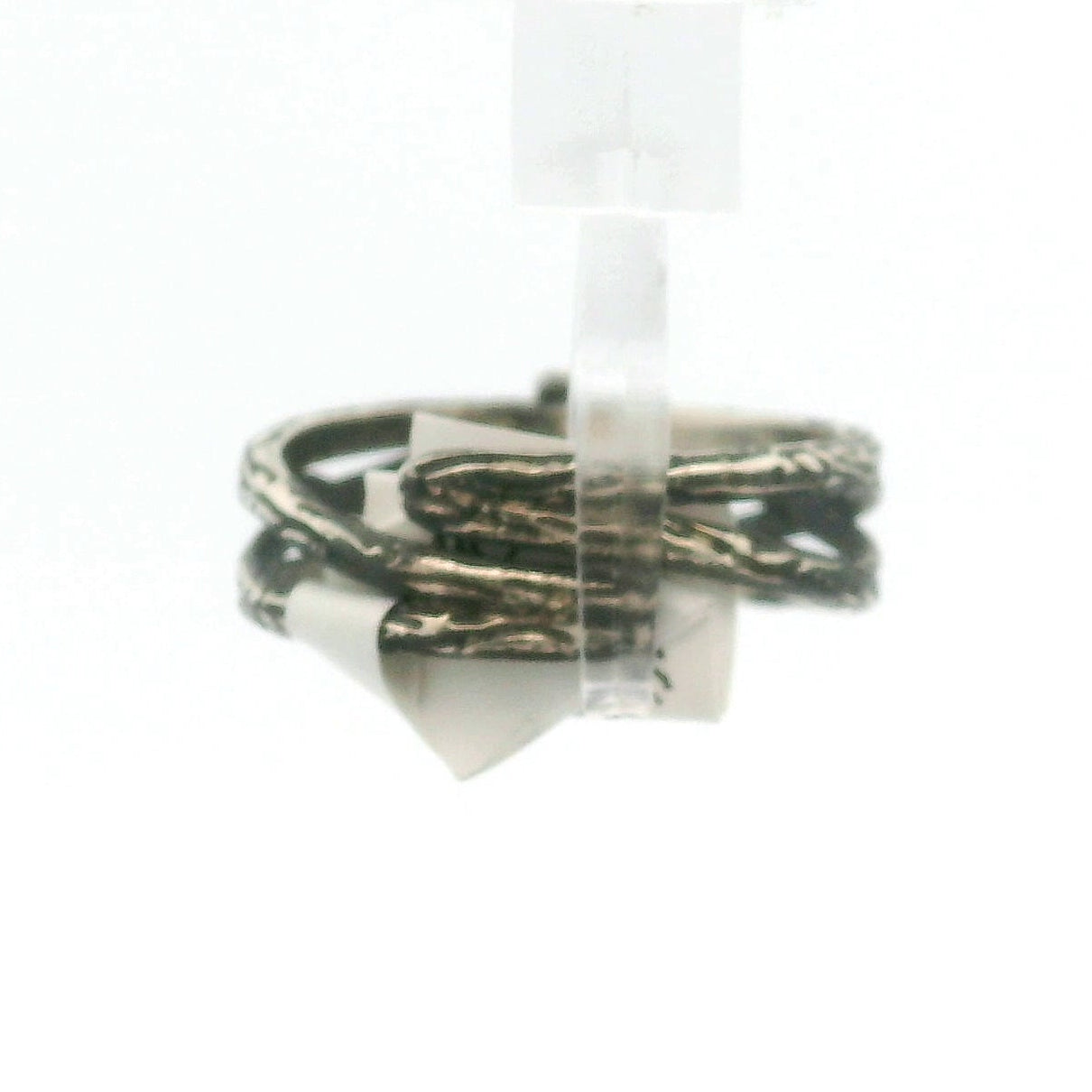 Ethiopian Opal Bad Witch Cuff Ring .925 Silver for Transformation and Energy Protection