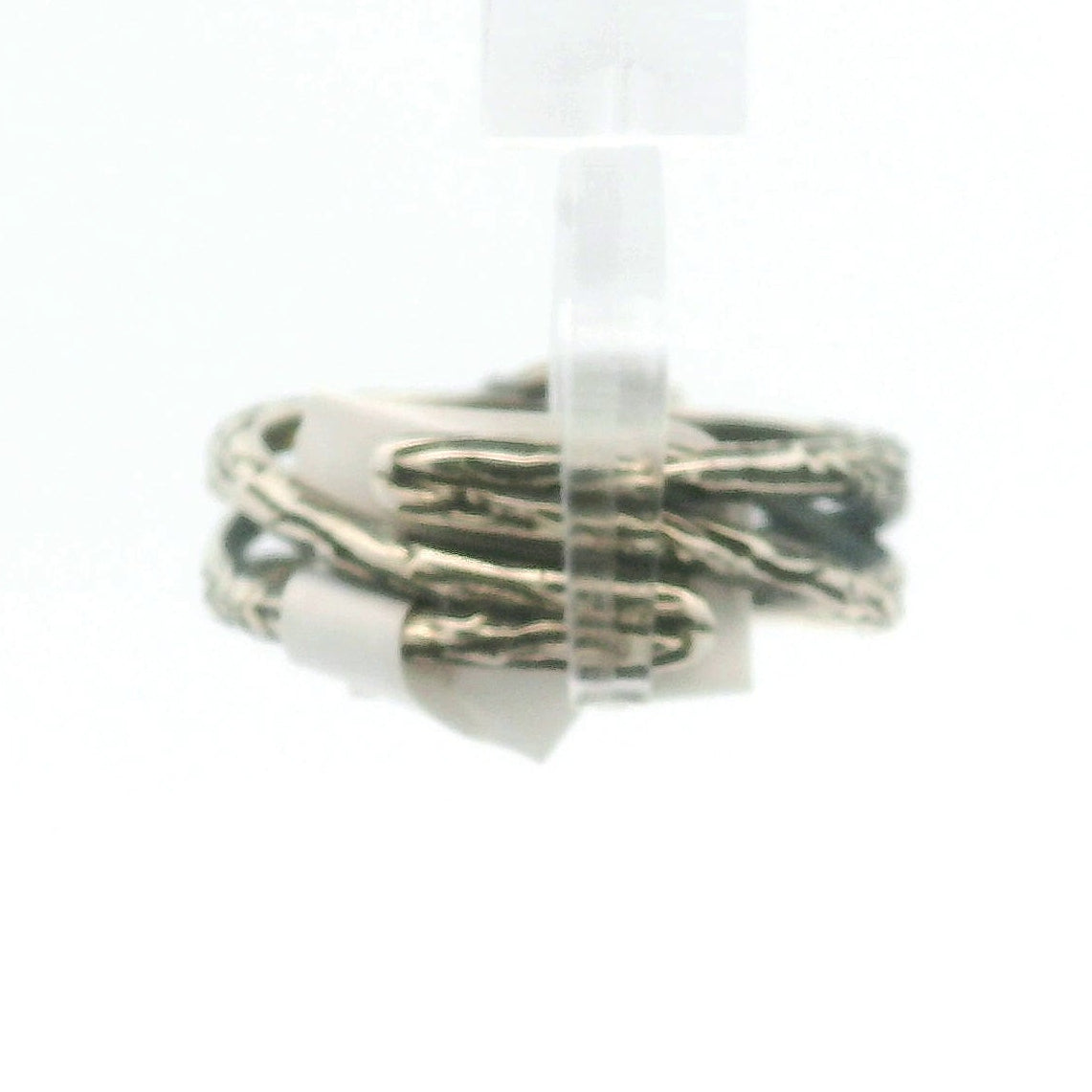 Sphene Midi Bad Witch Cuff Ring .925 Silver for Revitalizing your Life Force Energy and Accelerates Manifestations