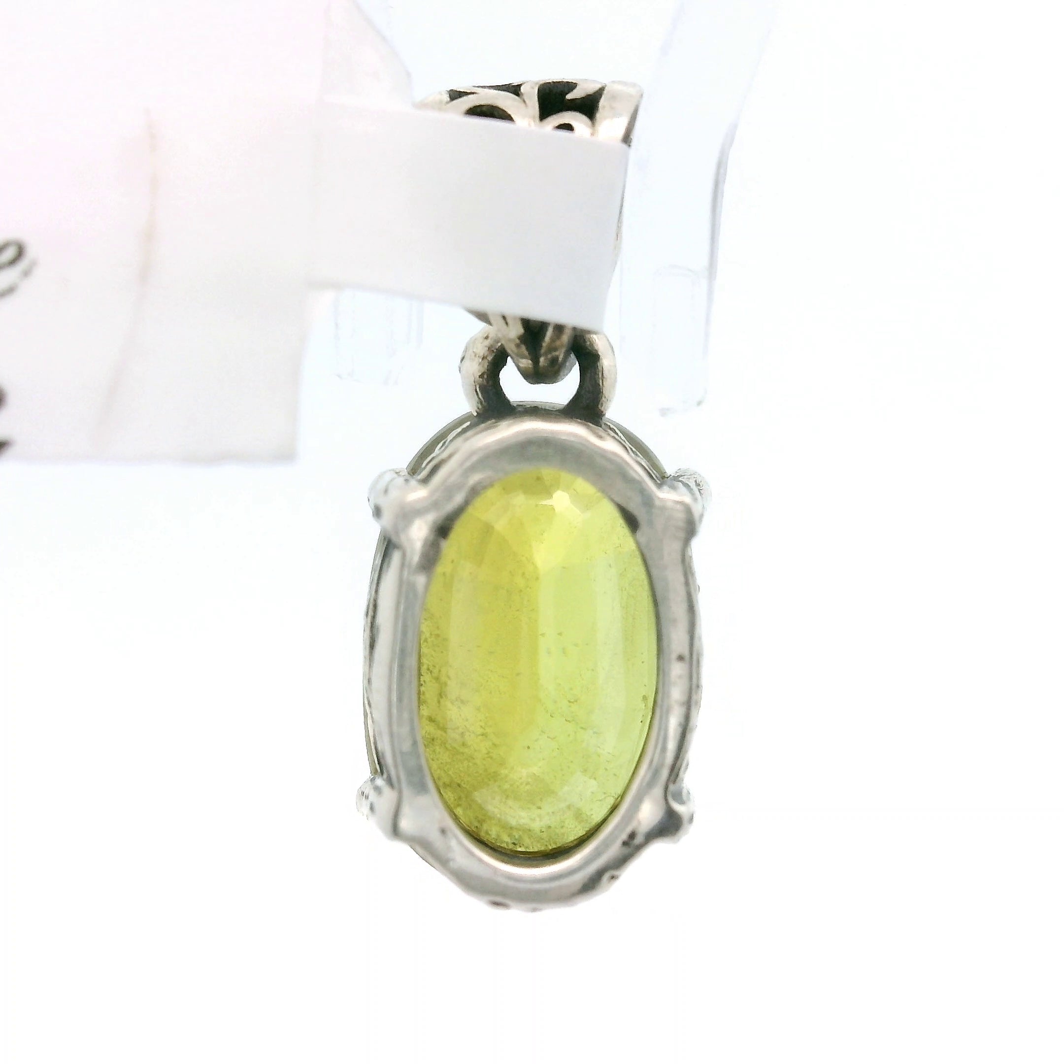 Sphene Midi Bad Witch Pendant .925 Silver for Revitalizing your Life Force Energy and Accelerates Manifestations
