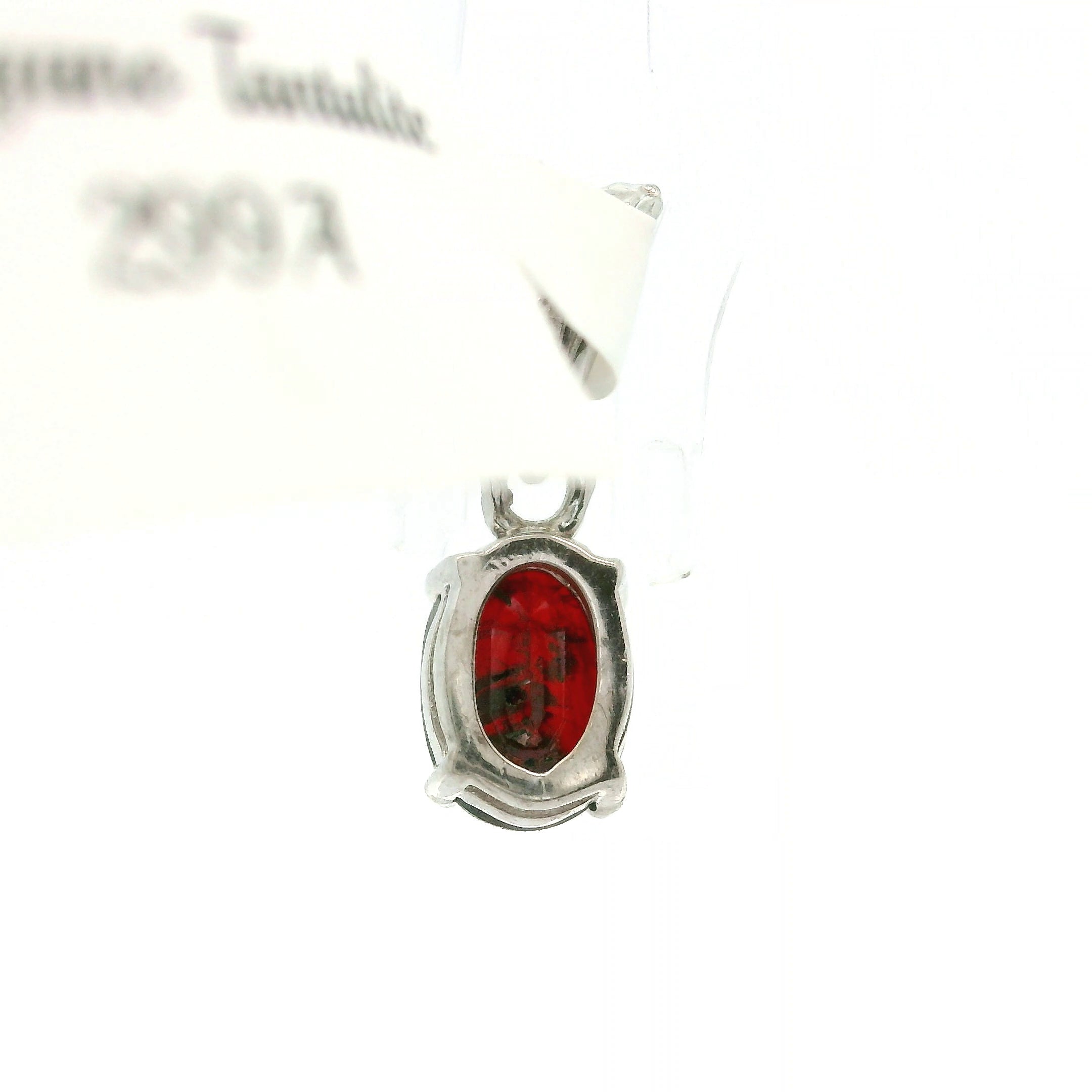 Mangano Tantalite Afghanistan Pendant .925 Silver for Discernment and Support with Emotional Processing