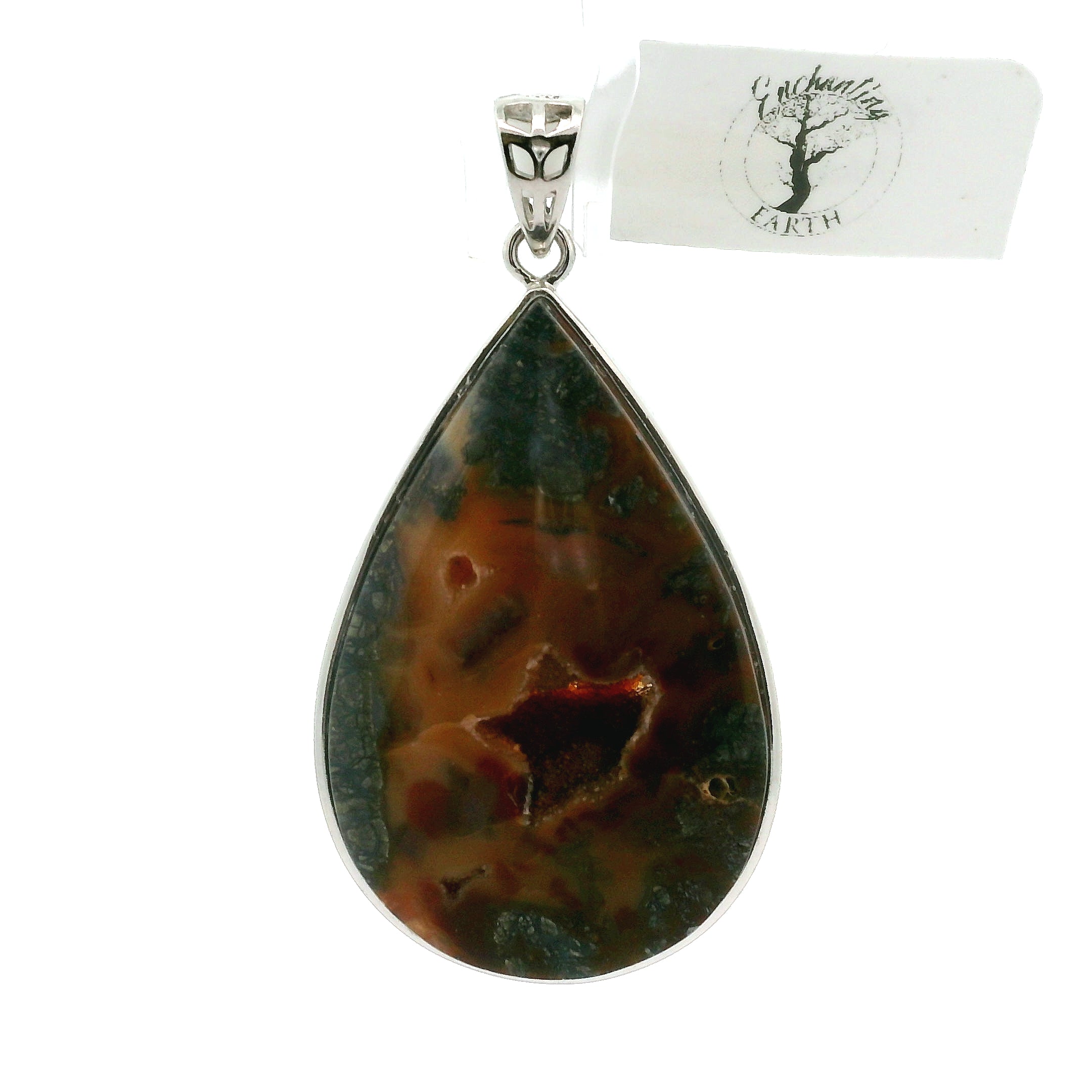 Golden Fire Marcasite Pendants .925 Silver for Cord Cutting and Releasing Unhealthy Attachments