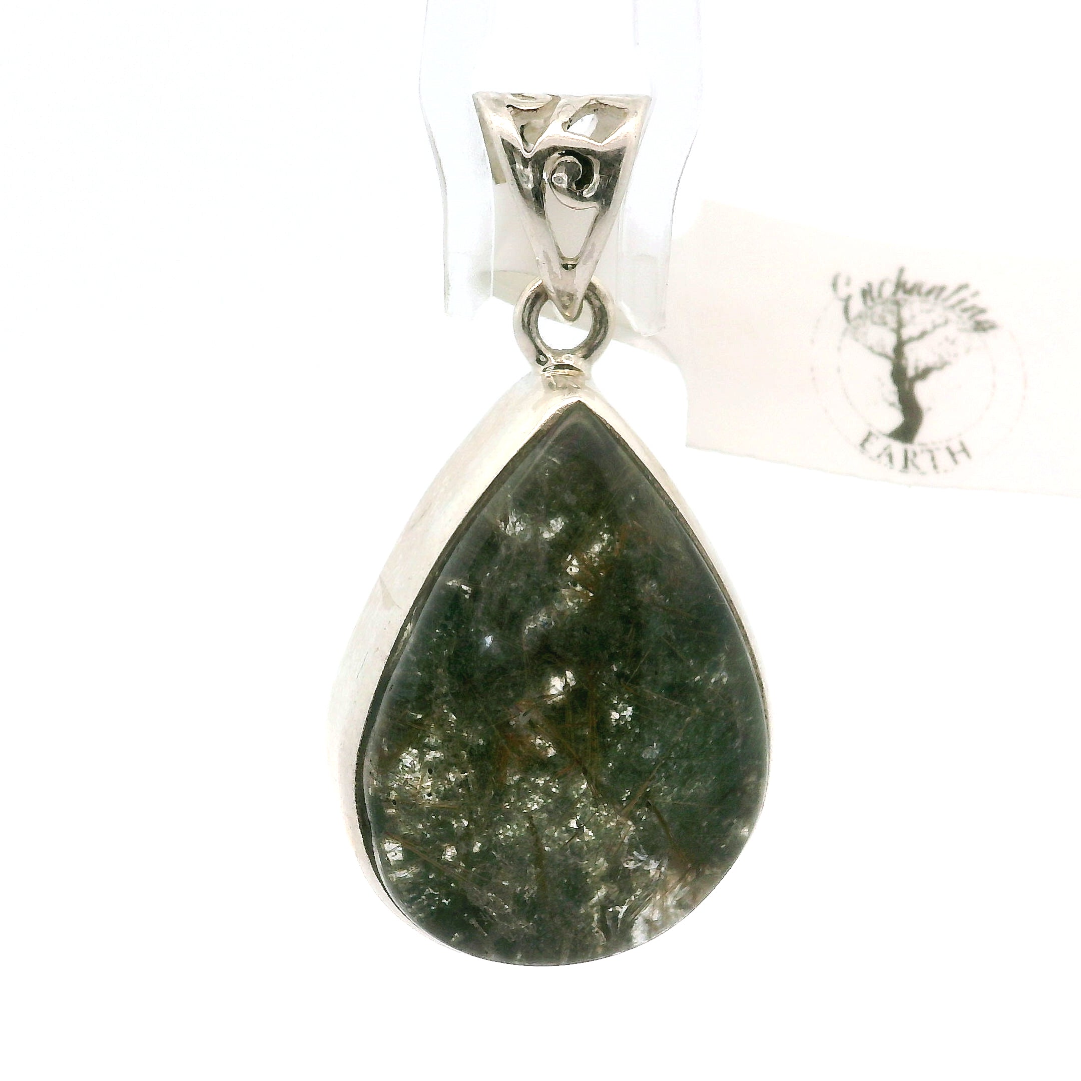 Garden Quartz Pendants .925 Sterling Silver for Insight, Meditation & Shamanic Journey