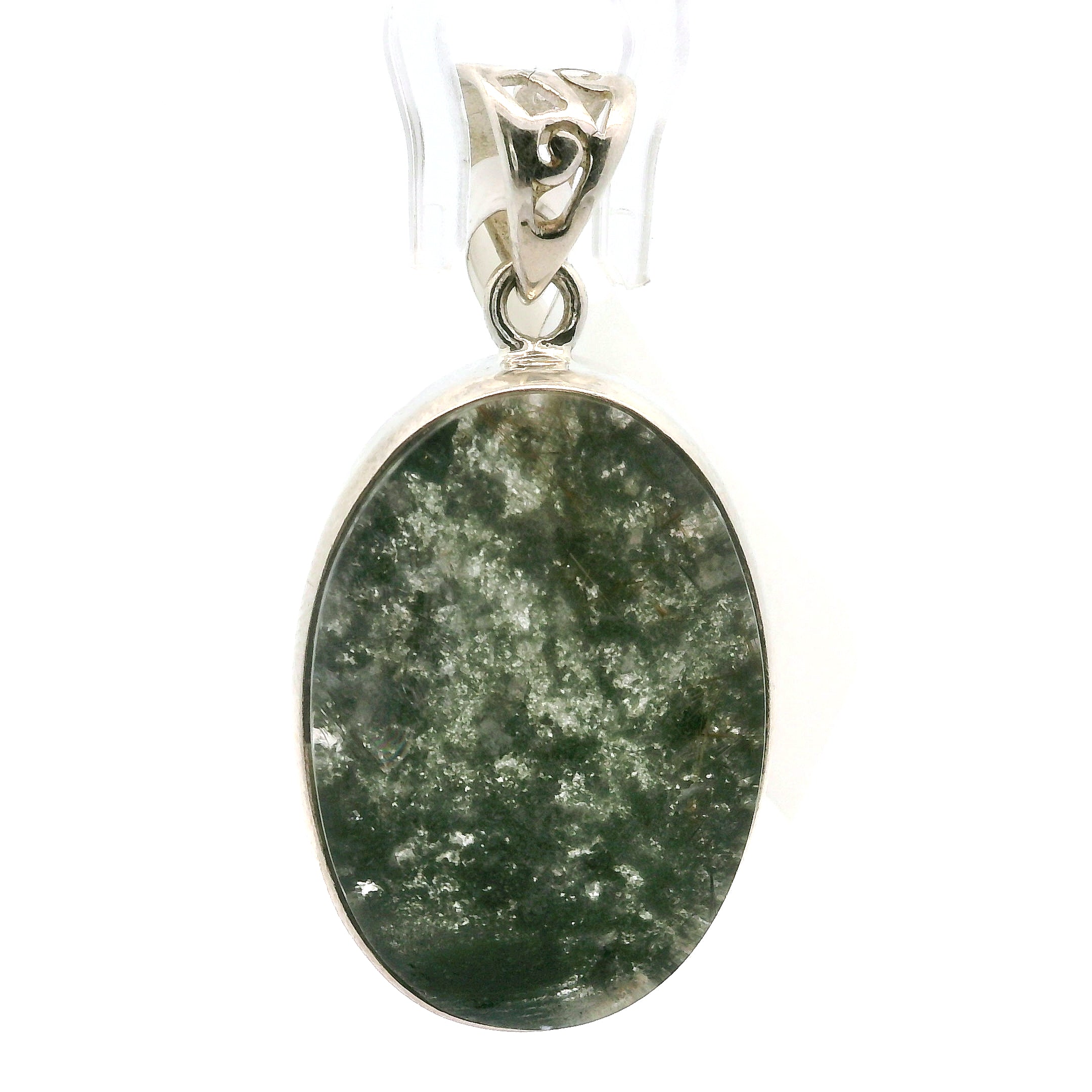 Garden Quartz Pendants .925 Sterling Silver for Insight, Meditation & Shamanic Journey