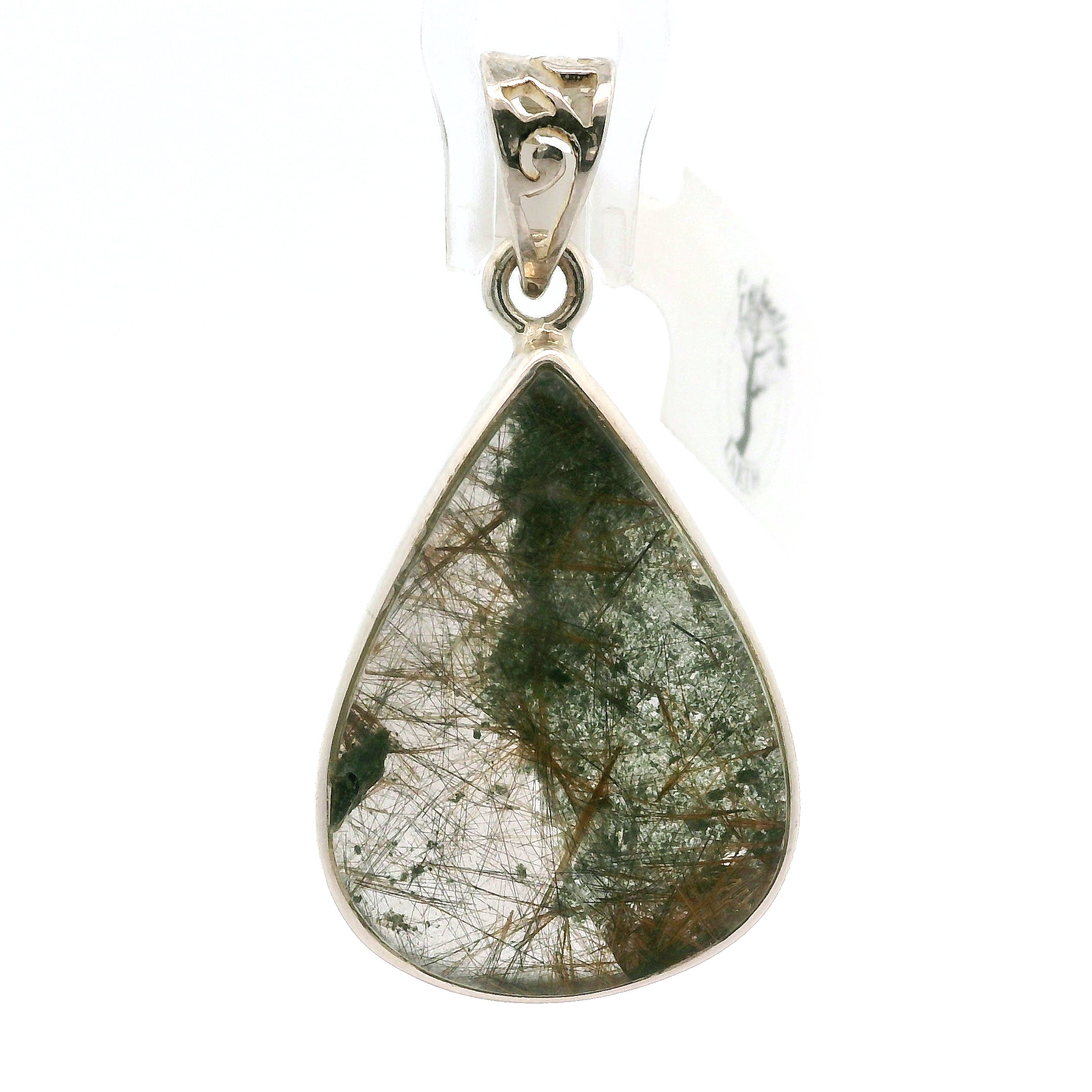 Garden Quartz Pendants .925 Sterling Silver for Insight, Meditation & Shamanic Journey
