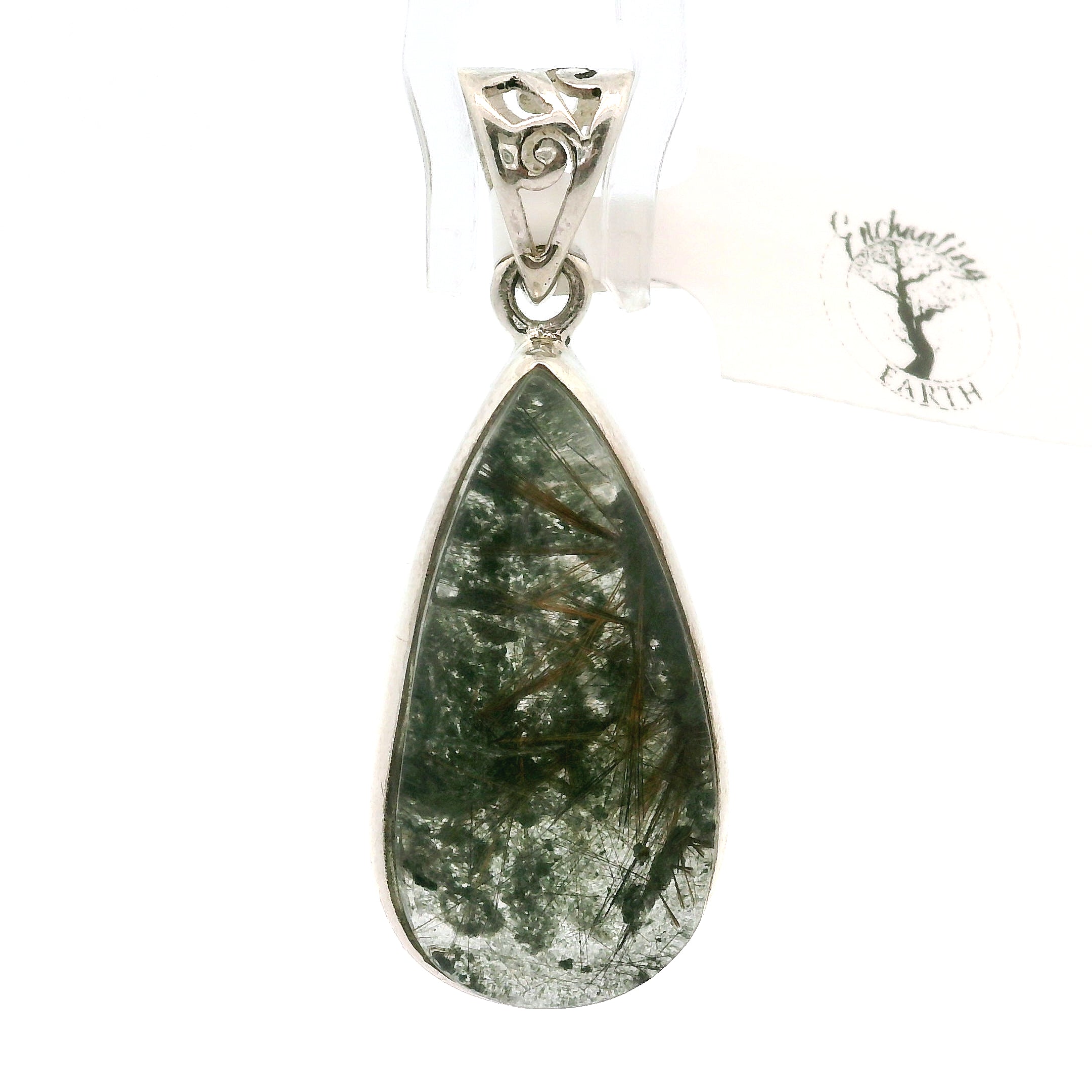Garden Quartz Pendants .925 Sterling Silver for Insight, Meditation & Shamanic Journey