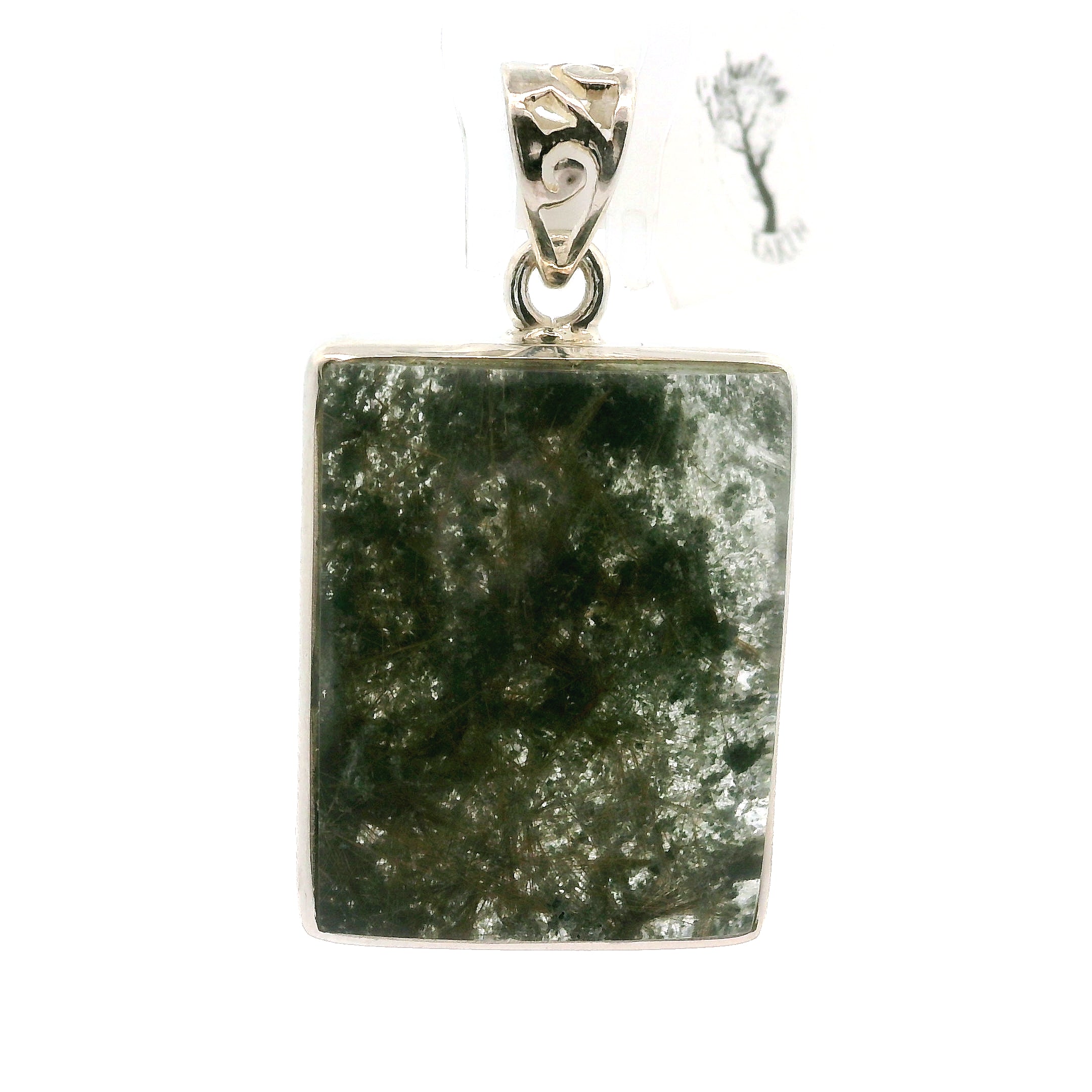 Garden Quartz Pendants .925 Sterling Silver for Insight, Meditation & Shamanic Journey
