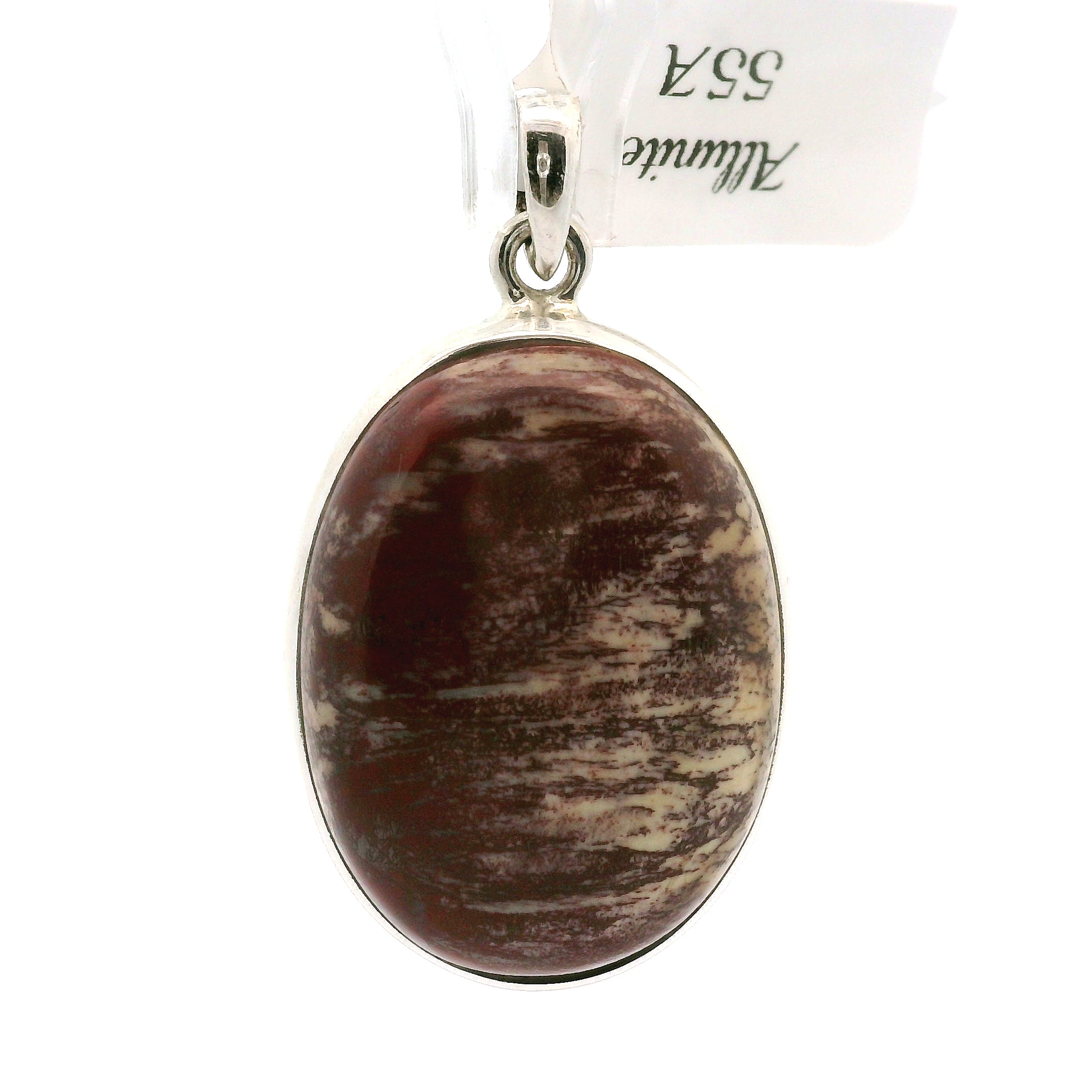 Alunite Pendant in .925 Silver for Strength and Grounding