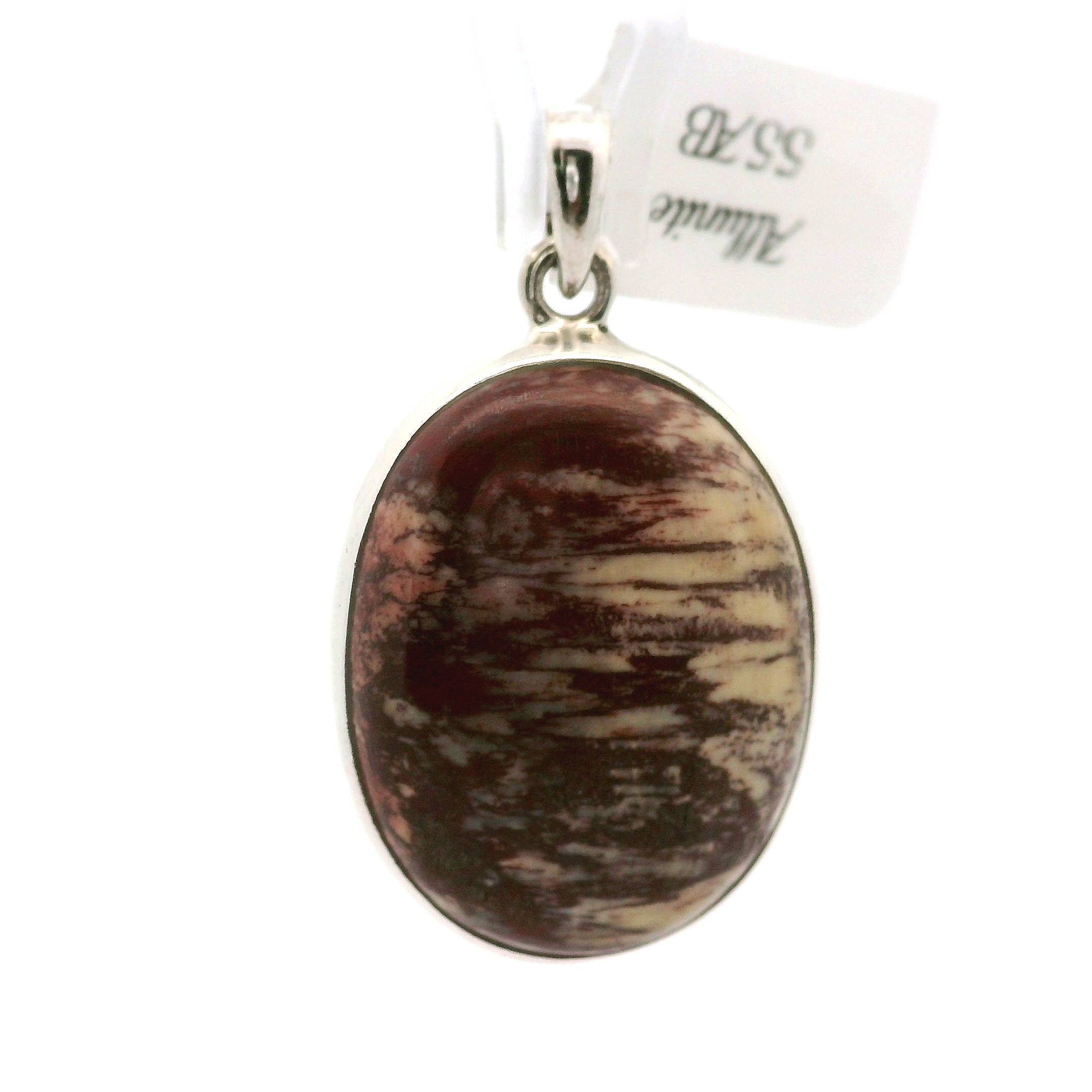 Alunite Pendant in .925 Silver for Strength and Grounding