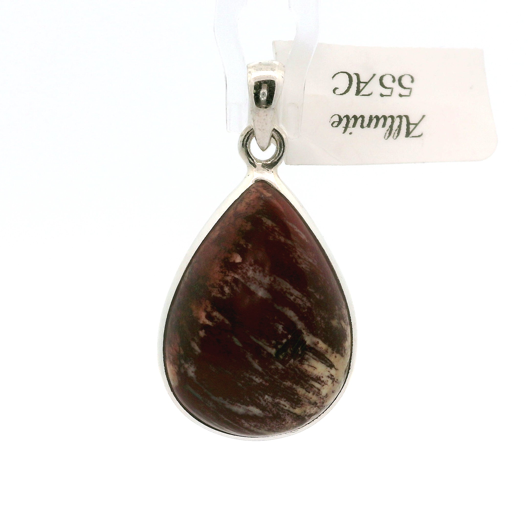 Alunite Pendant in .925 Silver for Strength and Grounding