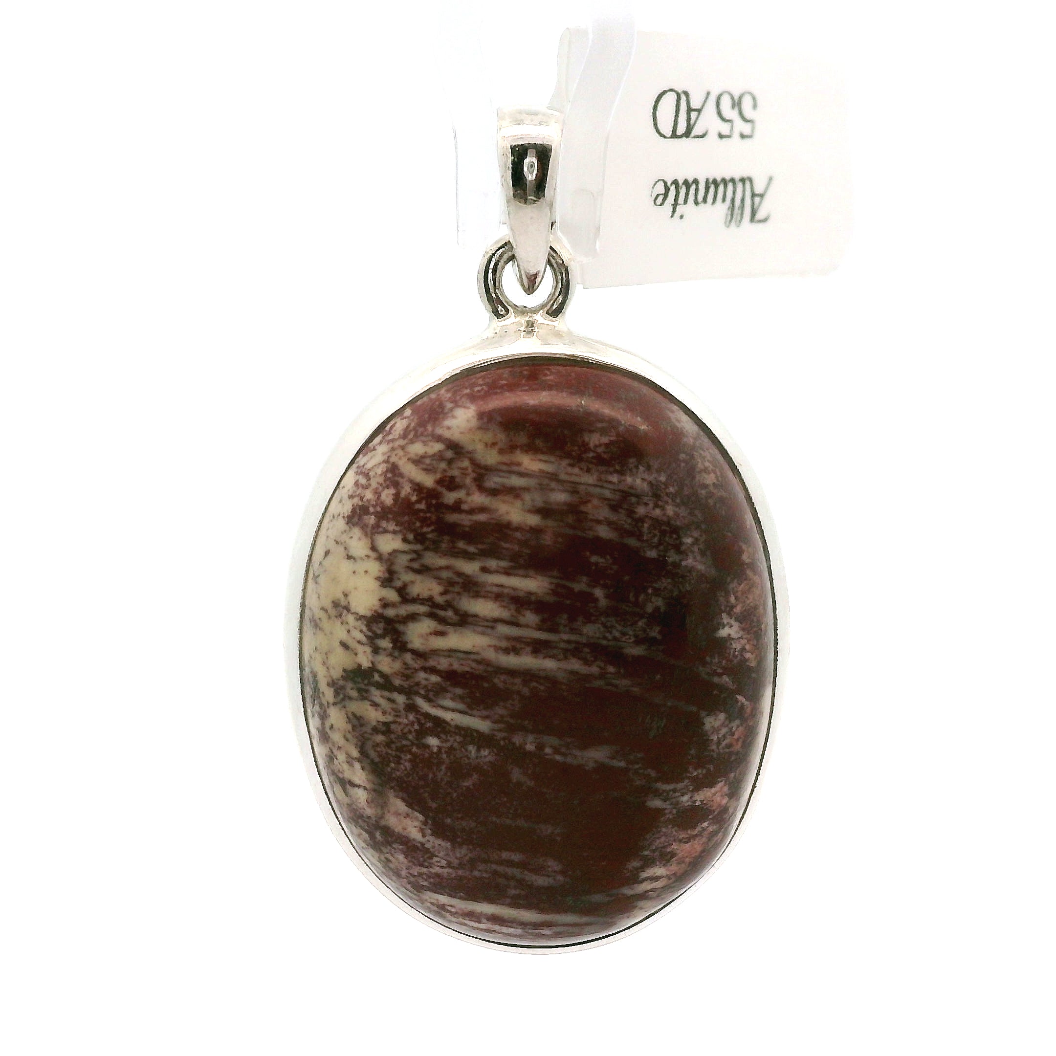 Alunite Pendant in .925 Silver for Strength and Grounding