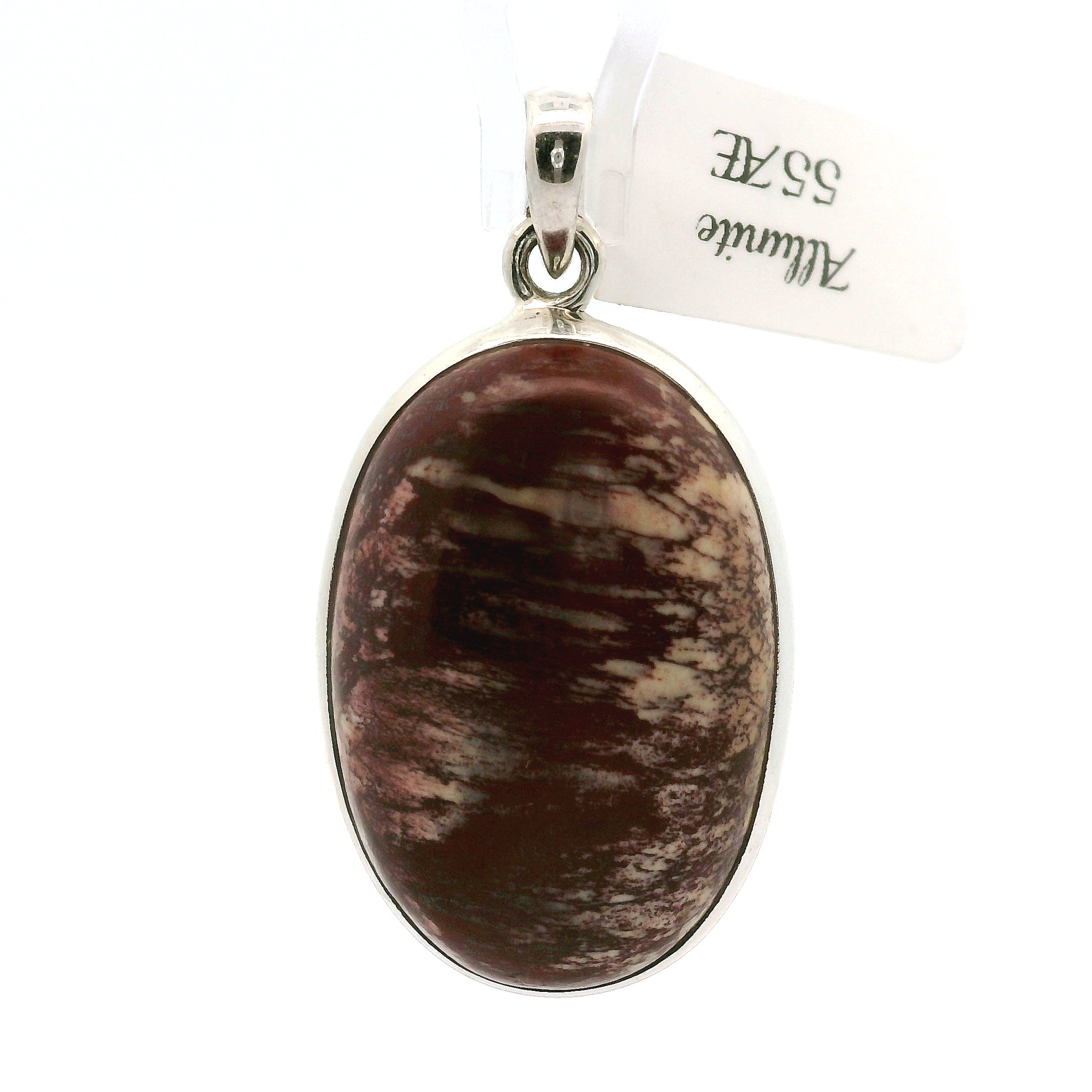 Alunite Pendant in .925 Silver for Strength and Grounding