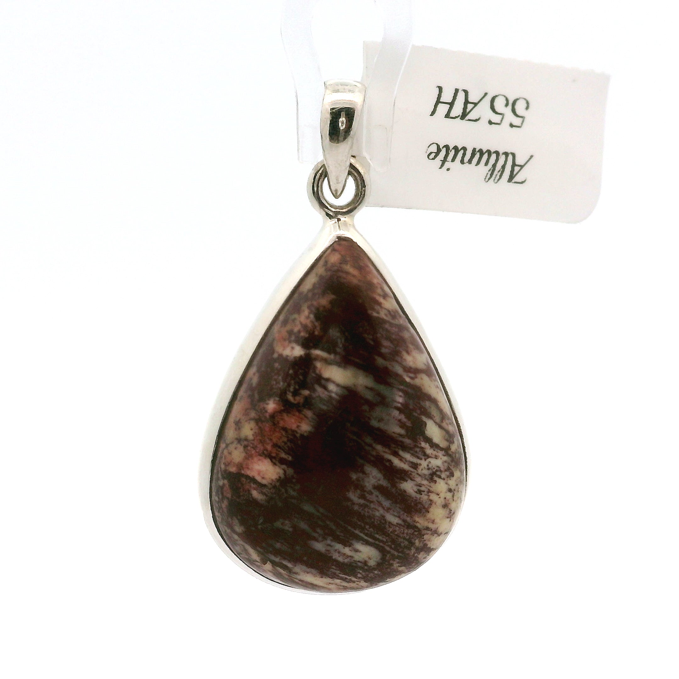 Alunite Pendant in .925 Silver for Strength and Grounding