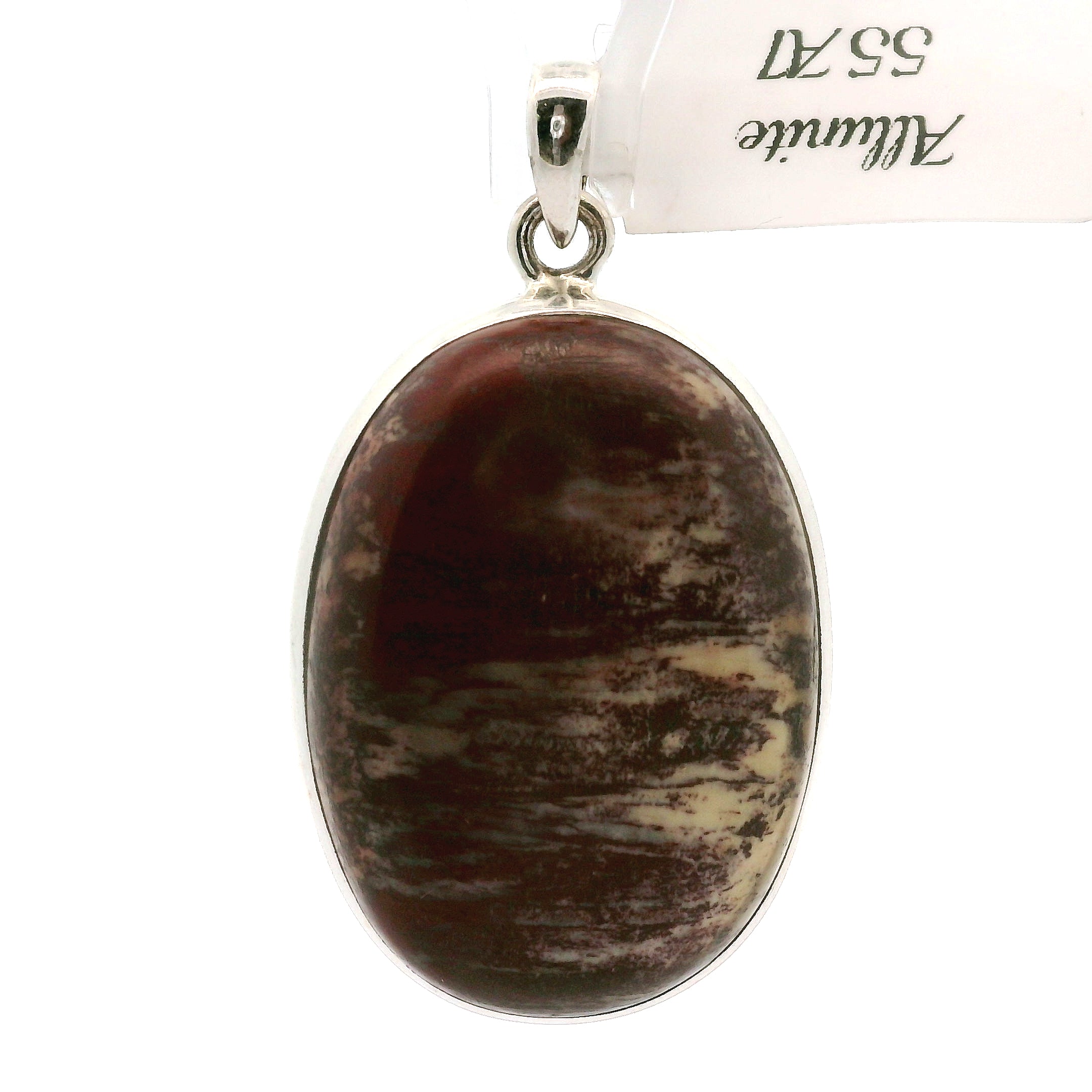 Alunite Pendant in .925 Silver for Strength and Grounding