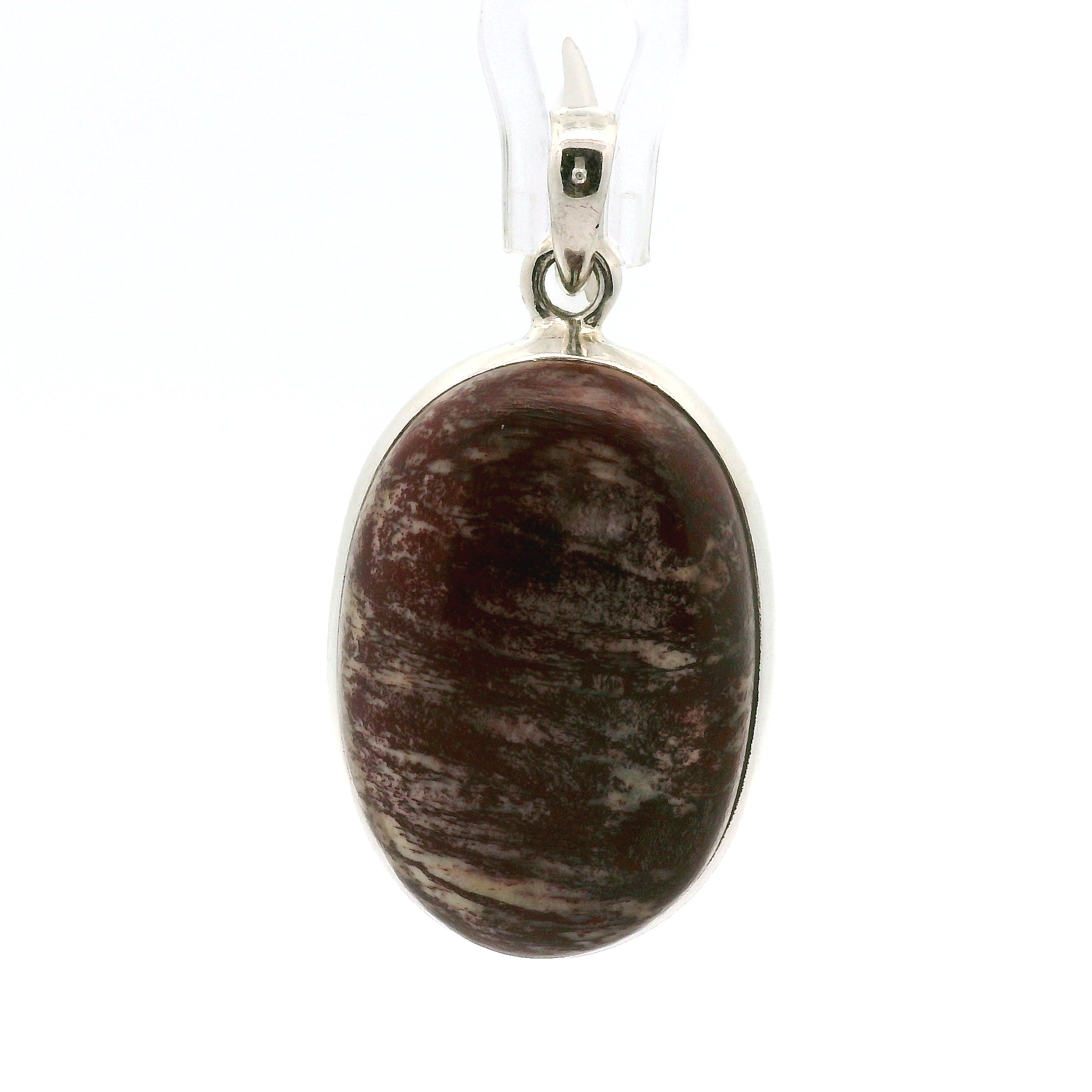 Alunite Pendant in .925 Silver for Strength and Grounding