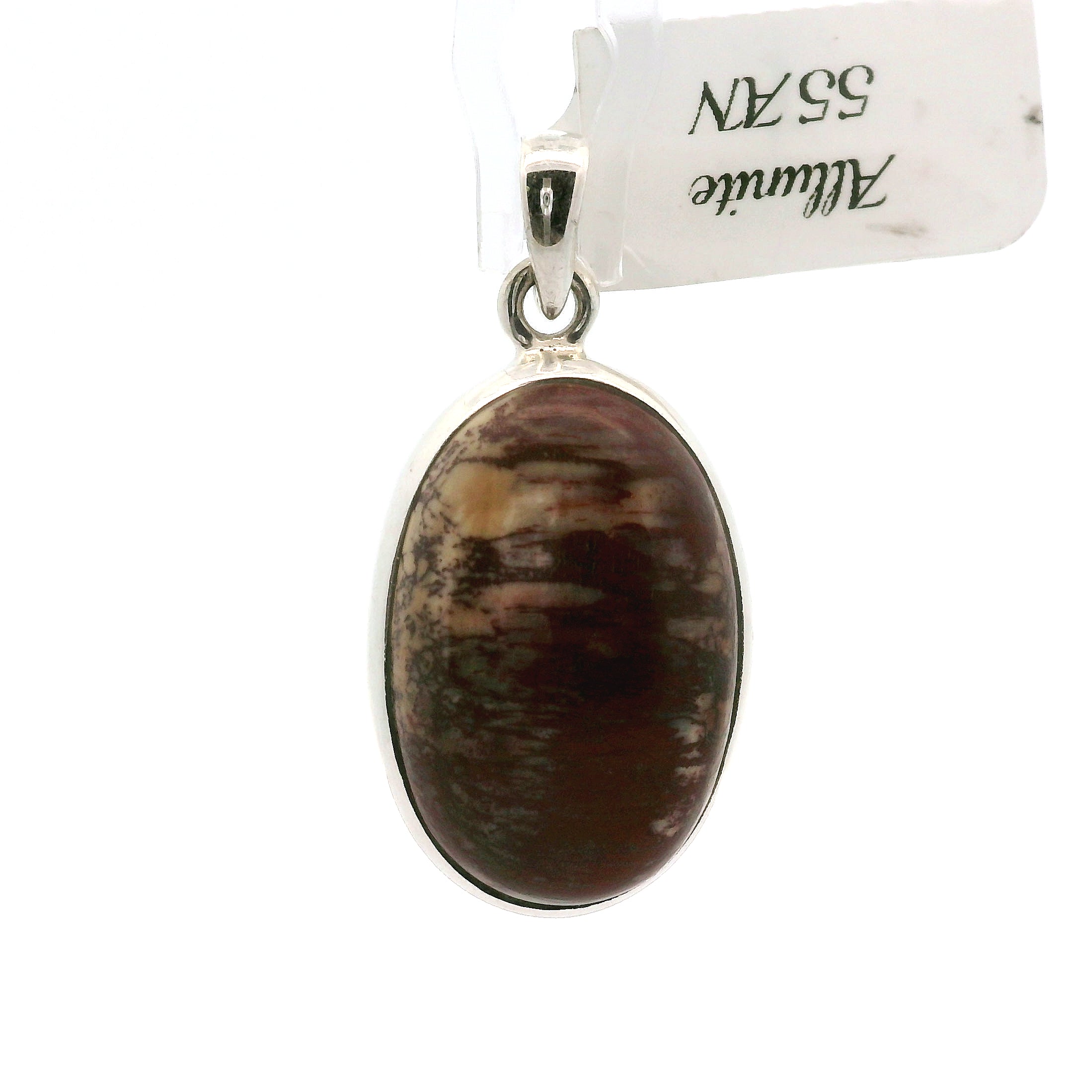 Alunite Pendant in .925 Silver for Strength and Grounding