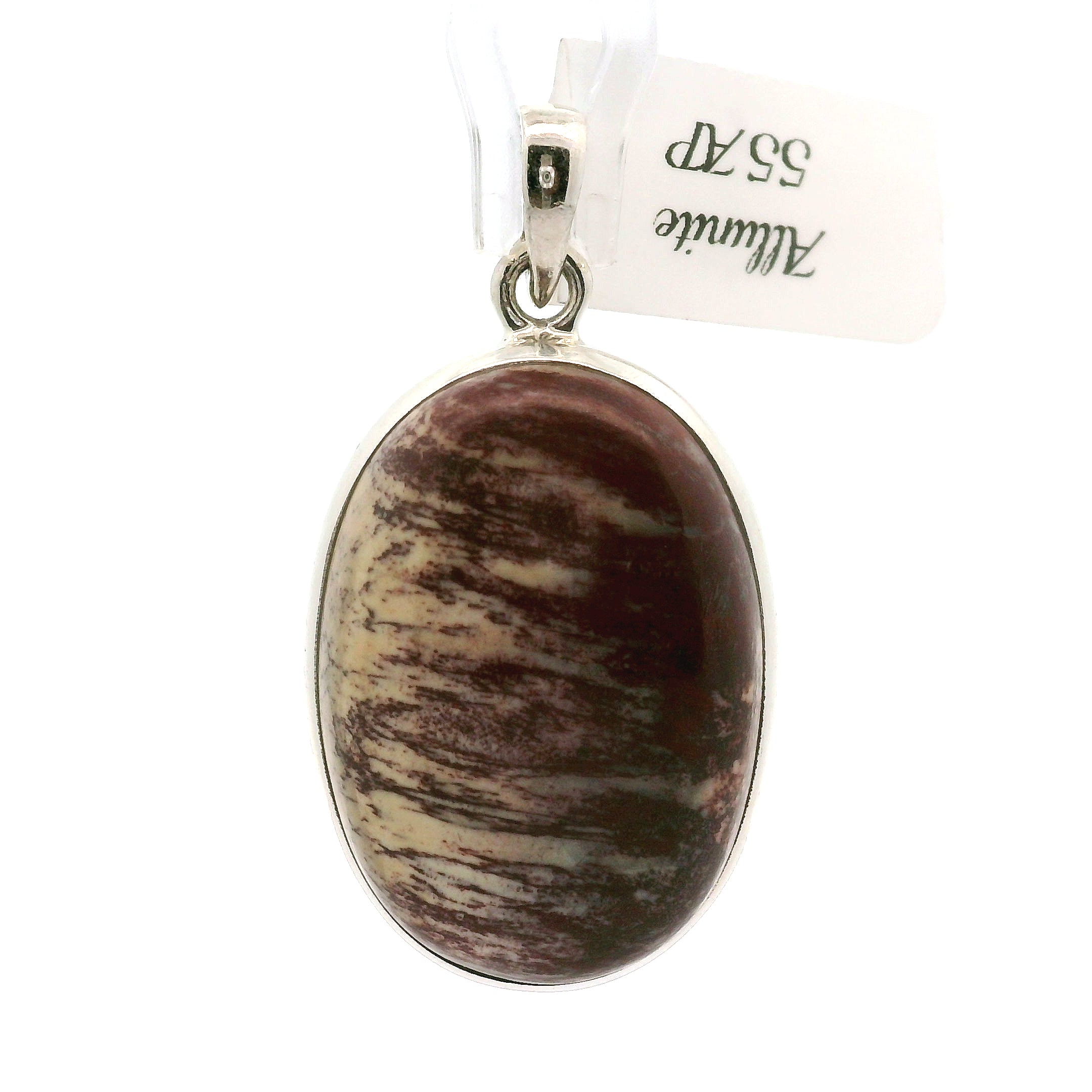 Alunite Pendant in .925 Silver for Strength and Grounding