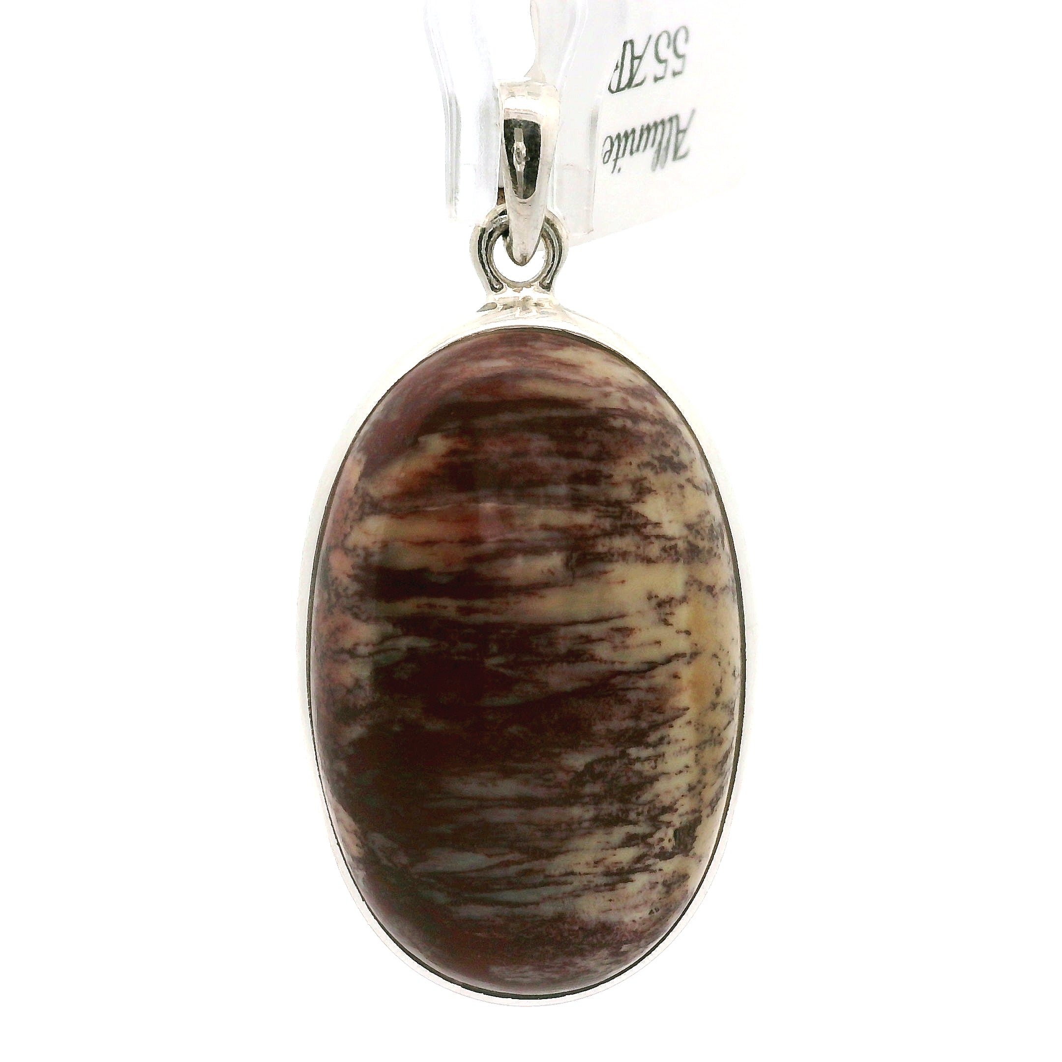 Alunite Pendant in .925 Silver for Strength and Grounding