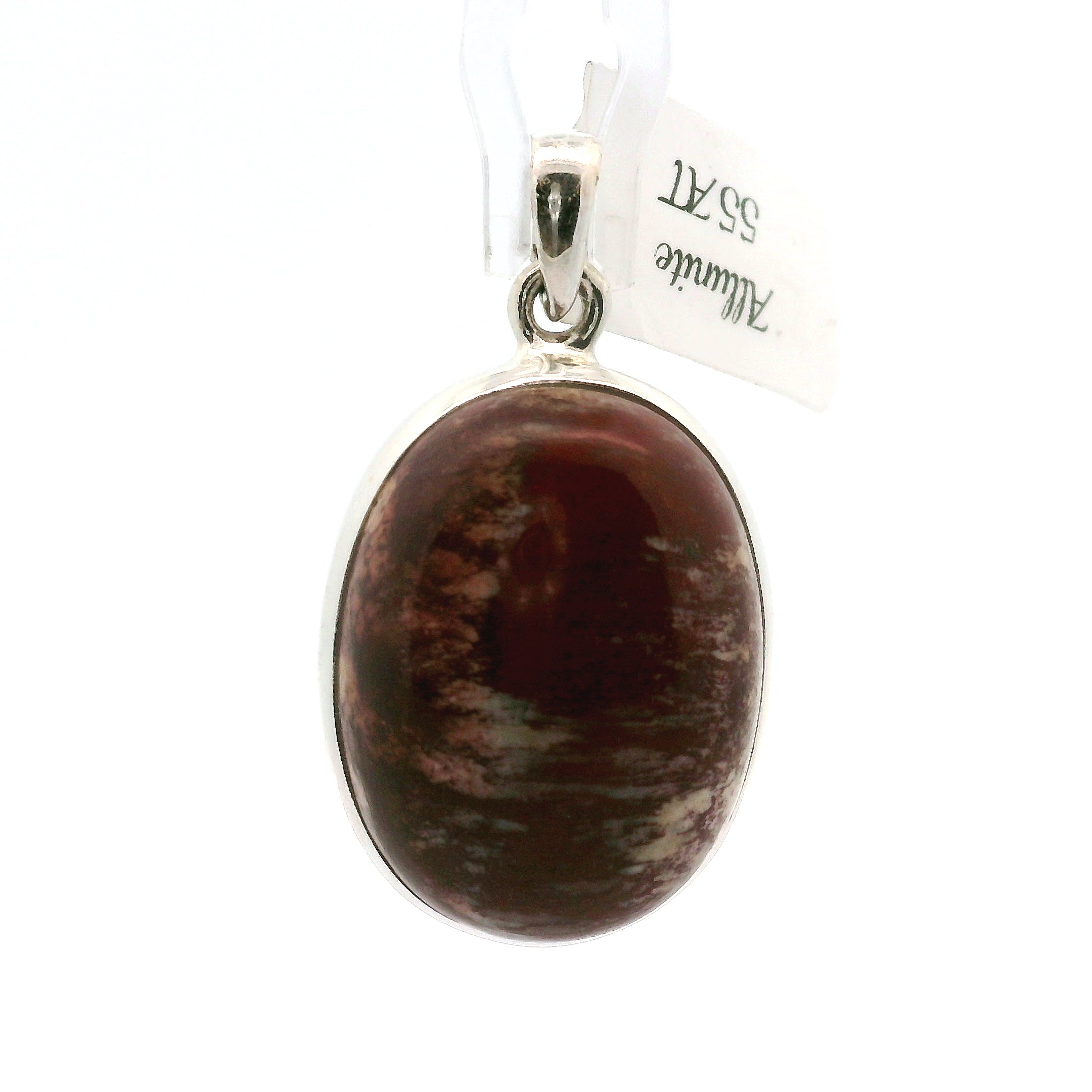 Alunite Pendant in .925 Silver for Strength and Grounding