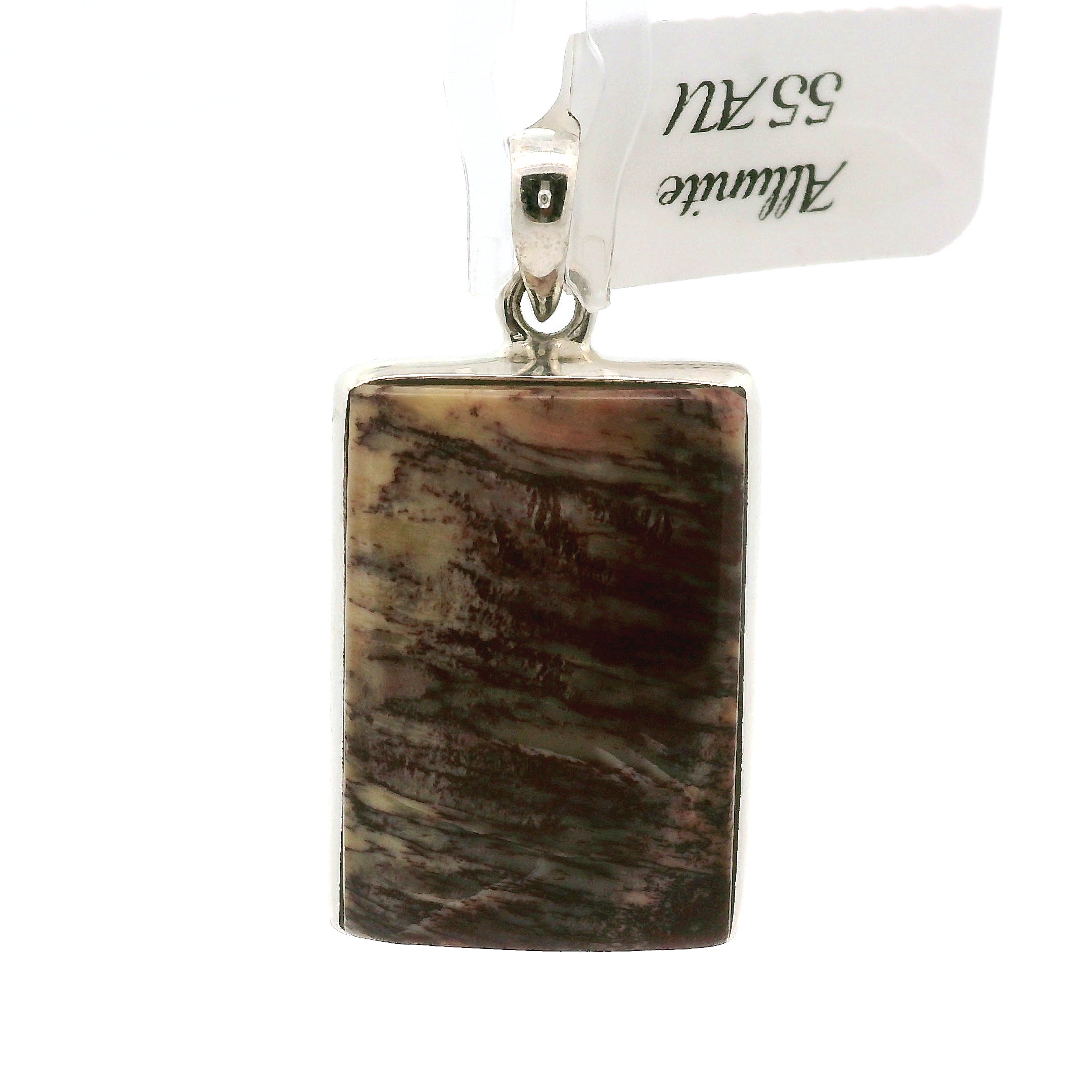 Alunite Pendant in .925 Silver for Strength and Grounding