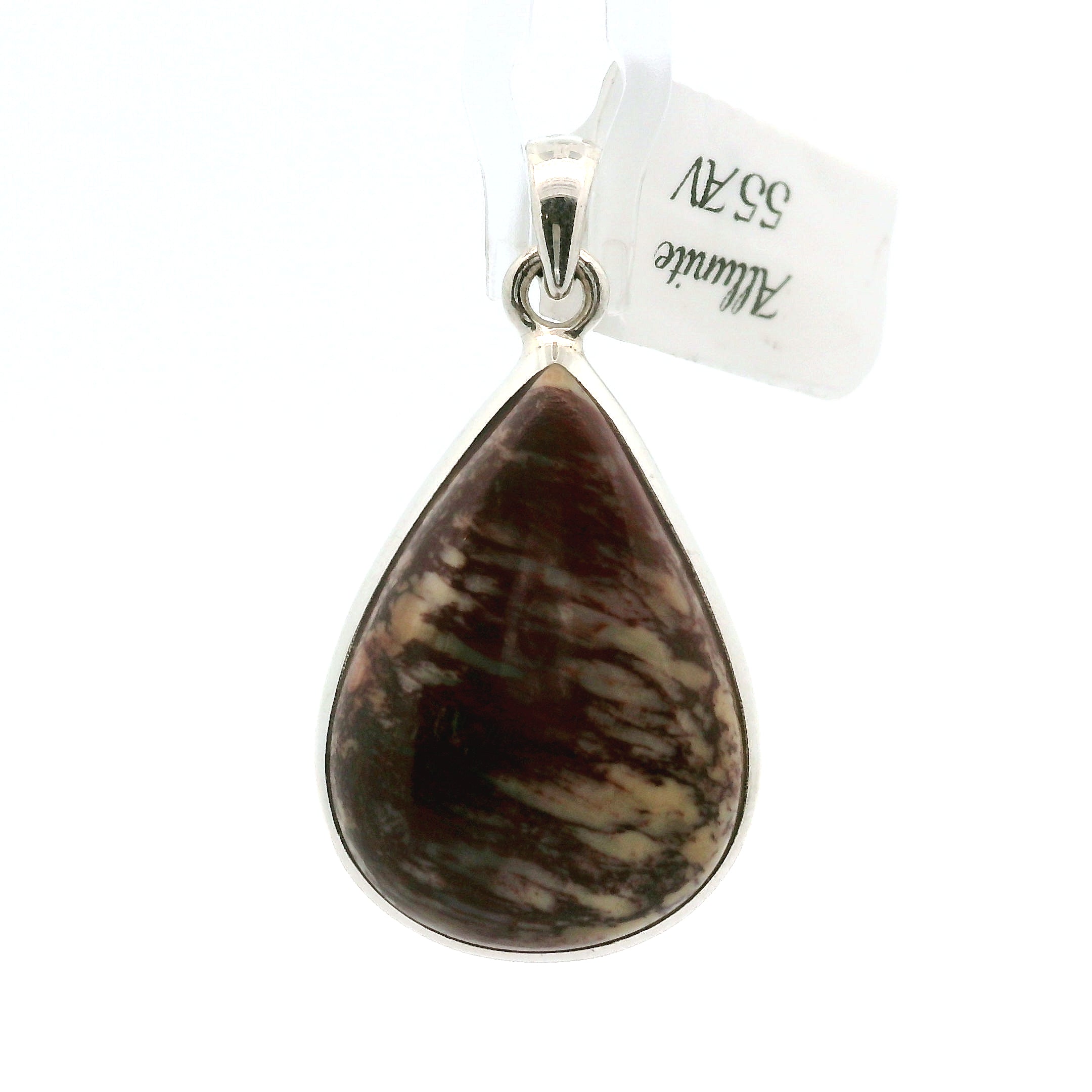 Alunite Pendant in .925 Silver for Strength and Grounding