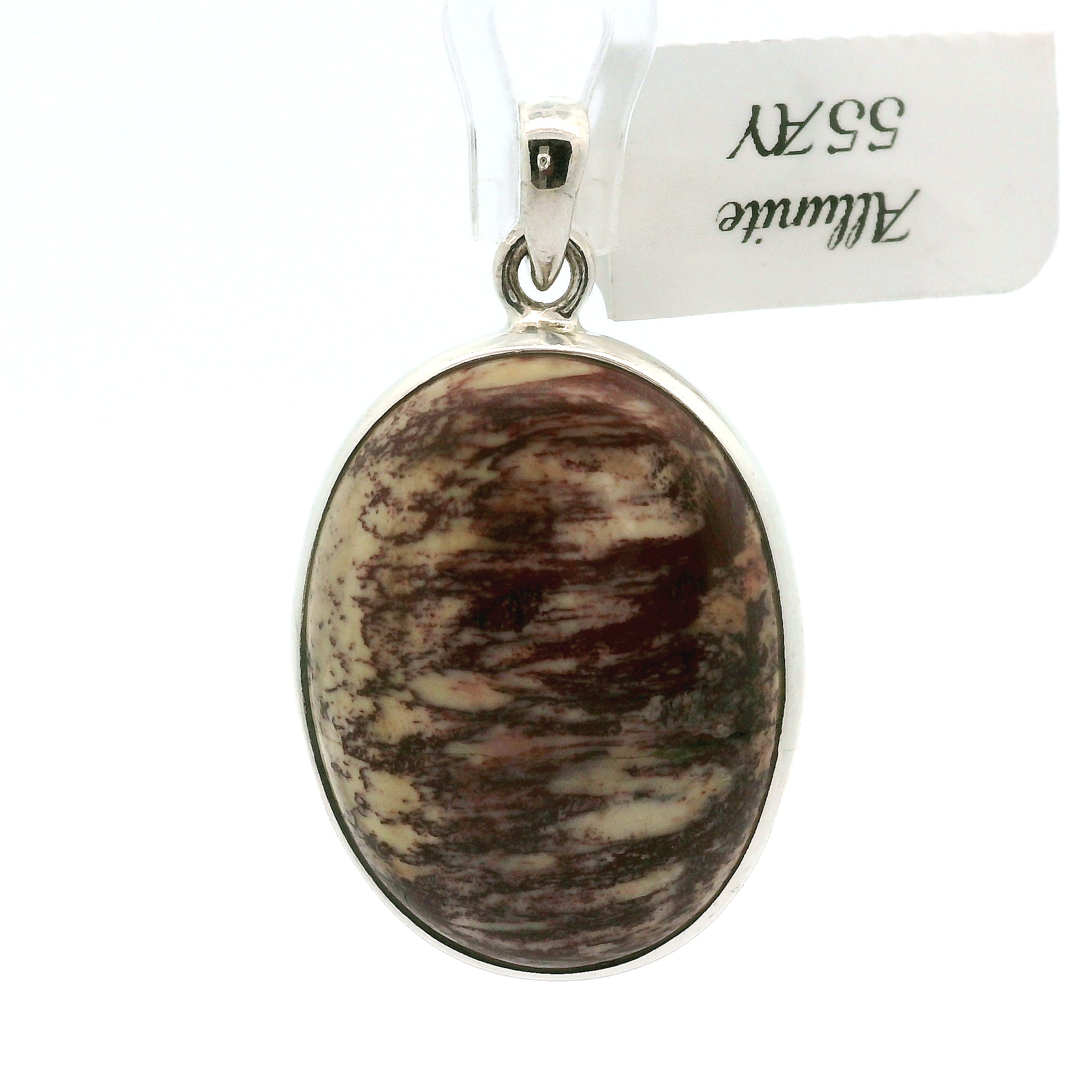 Alunite Pendant in .925 Silver for Strength and Grounding
