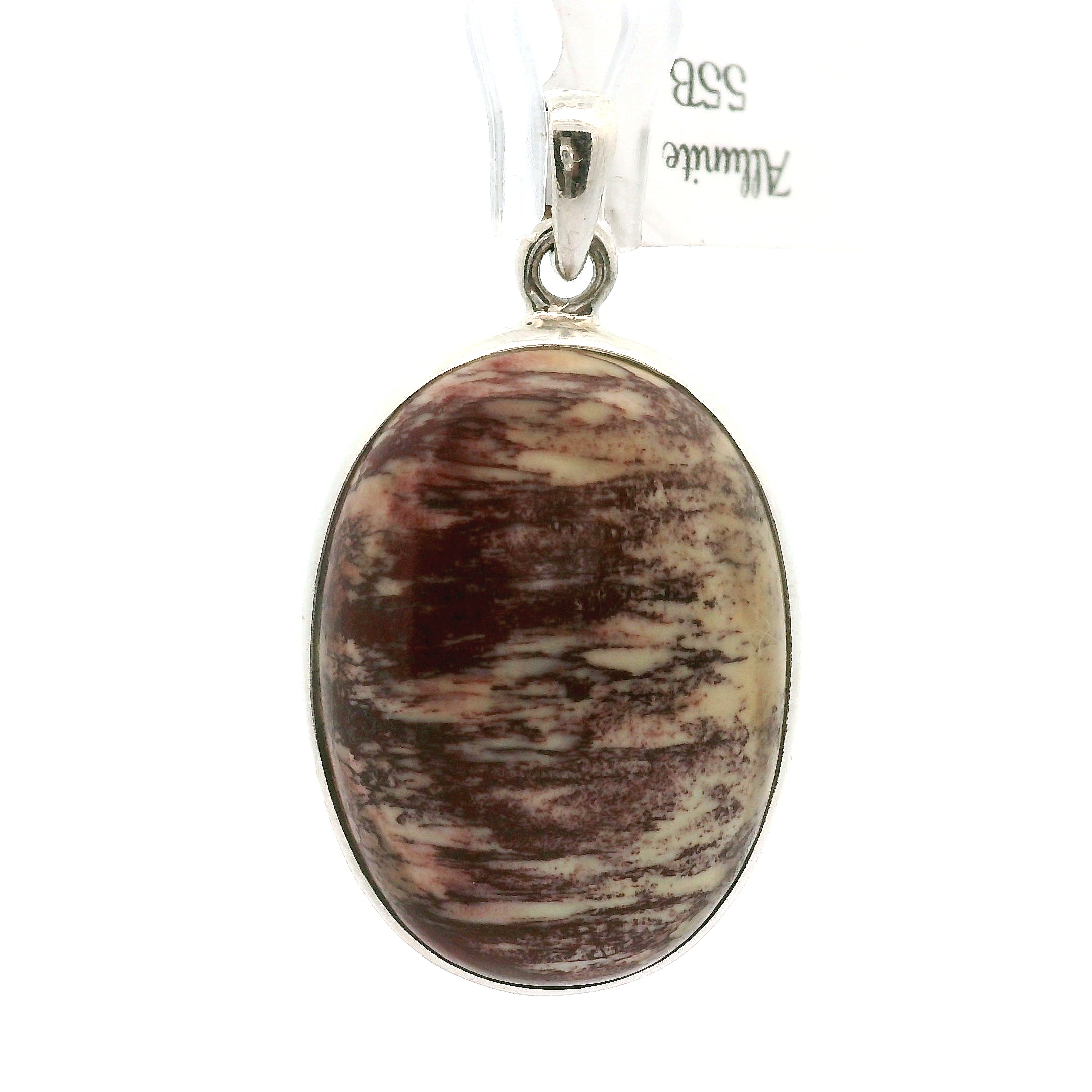 Alunite Pendant in .925 Silver for Strength and Grounding