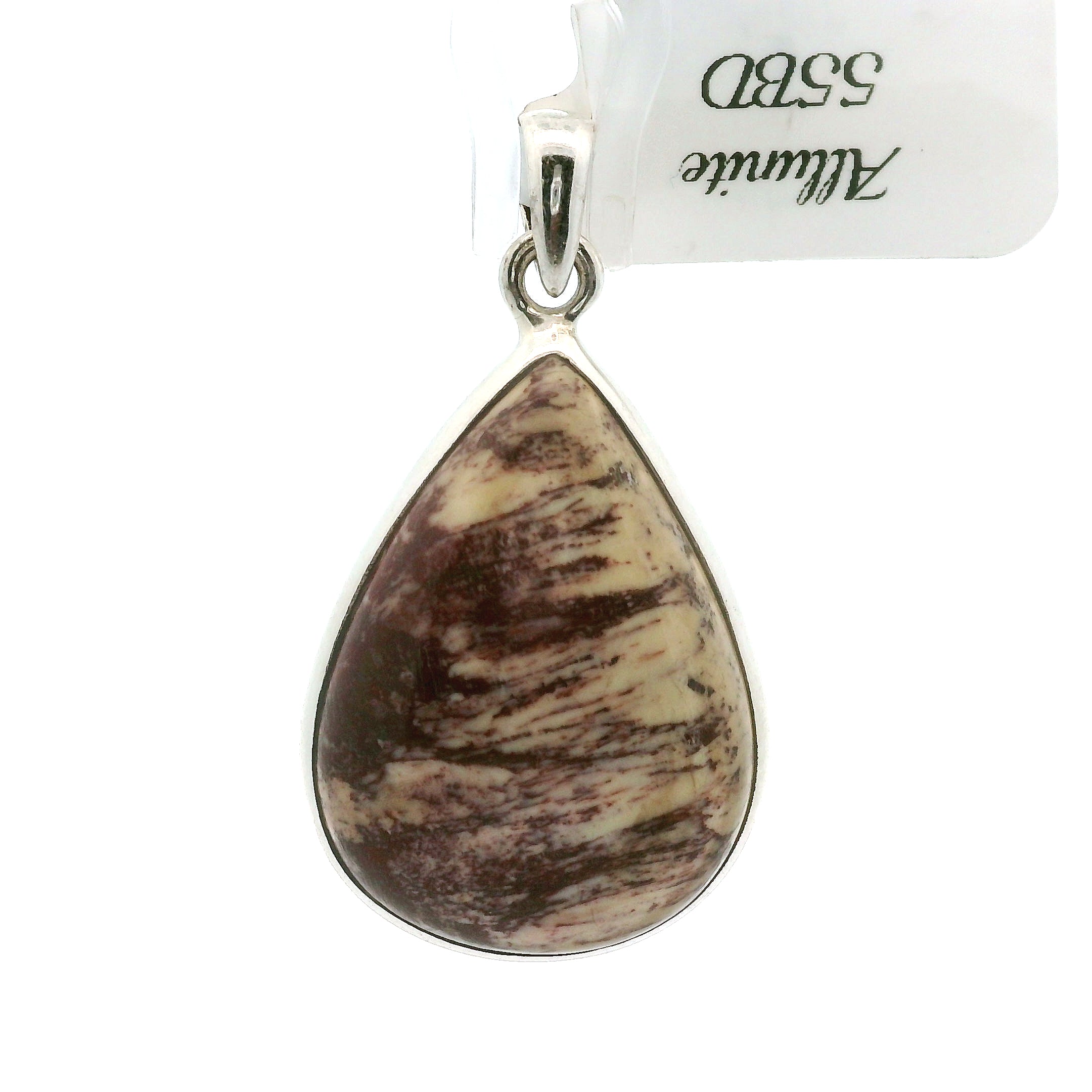 Alunite Pendant in .925 Silver for Strength and Grounding