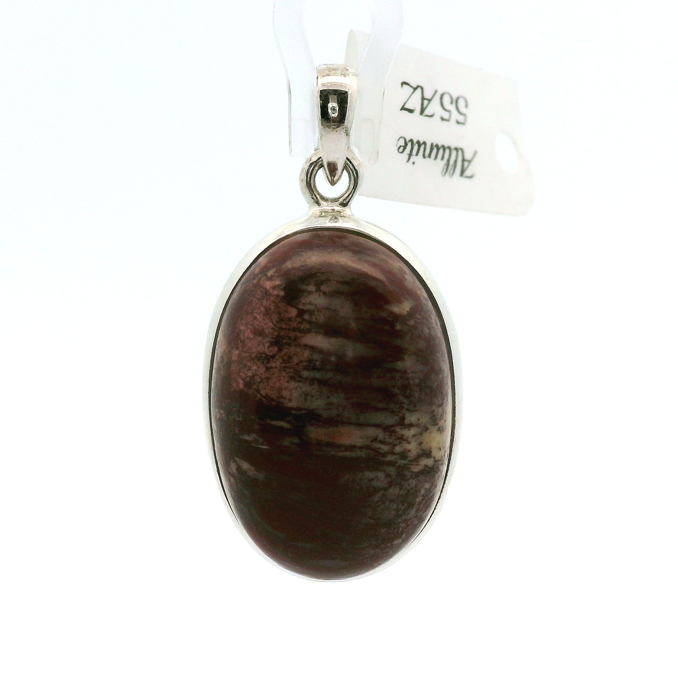 Alunite Pendant in .925 Silver for Strength and Grounding